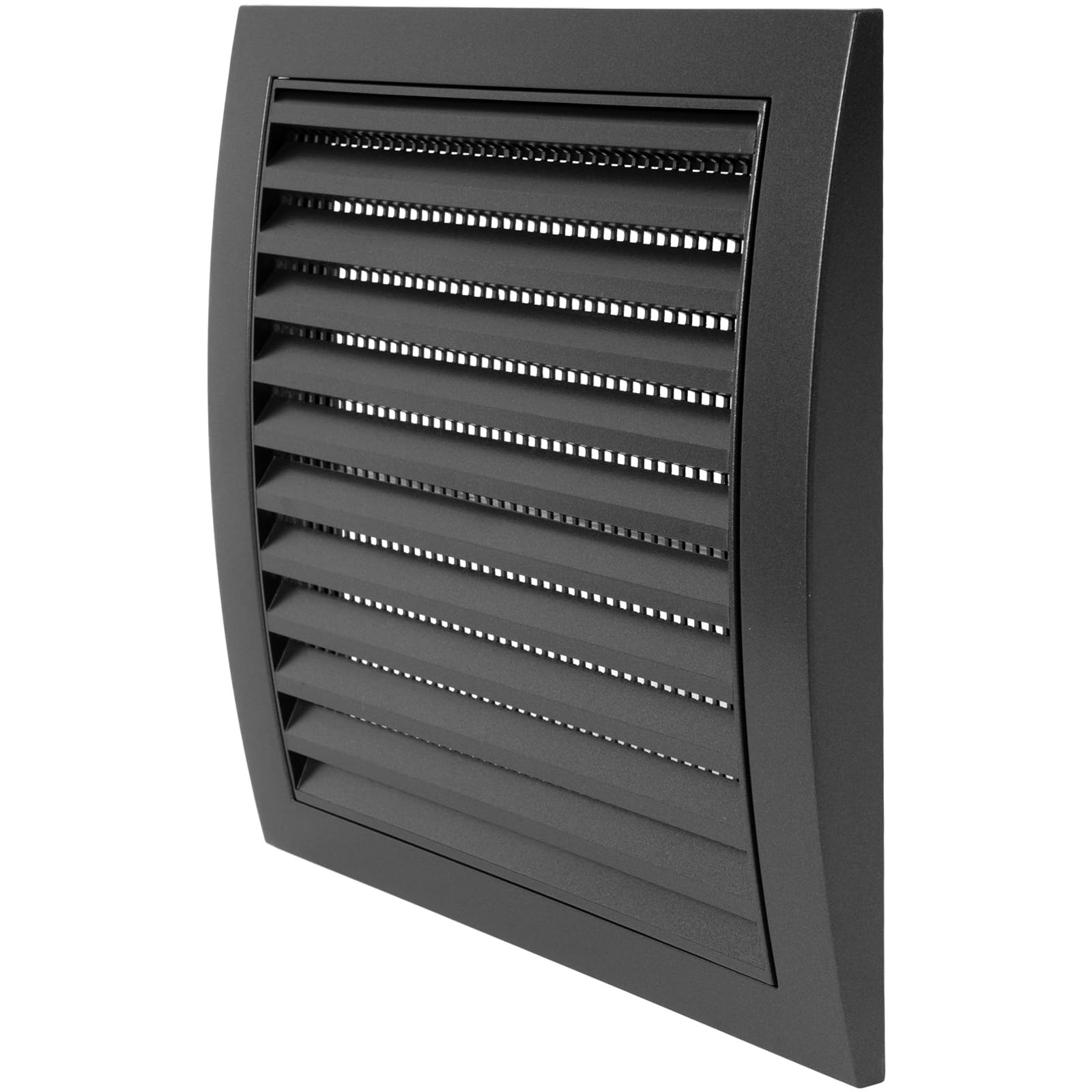 Repa Market Anthracite Ventilation Grill, Louvered Air Vent Covers for Walls Ceiling Outside and Inside