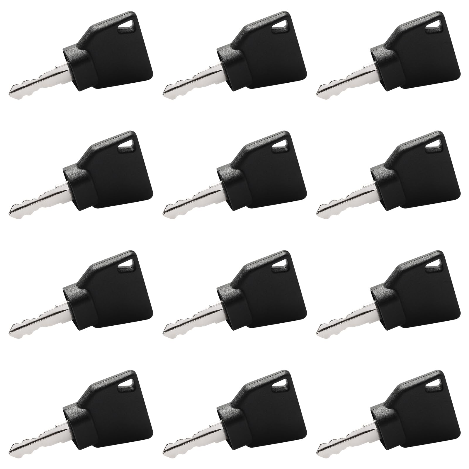 14607 701 45501 Ignition Keys for JCB Volvo Mini Excavator Loader 701 45501 14607 3CX(12 pack)