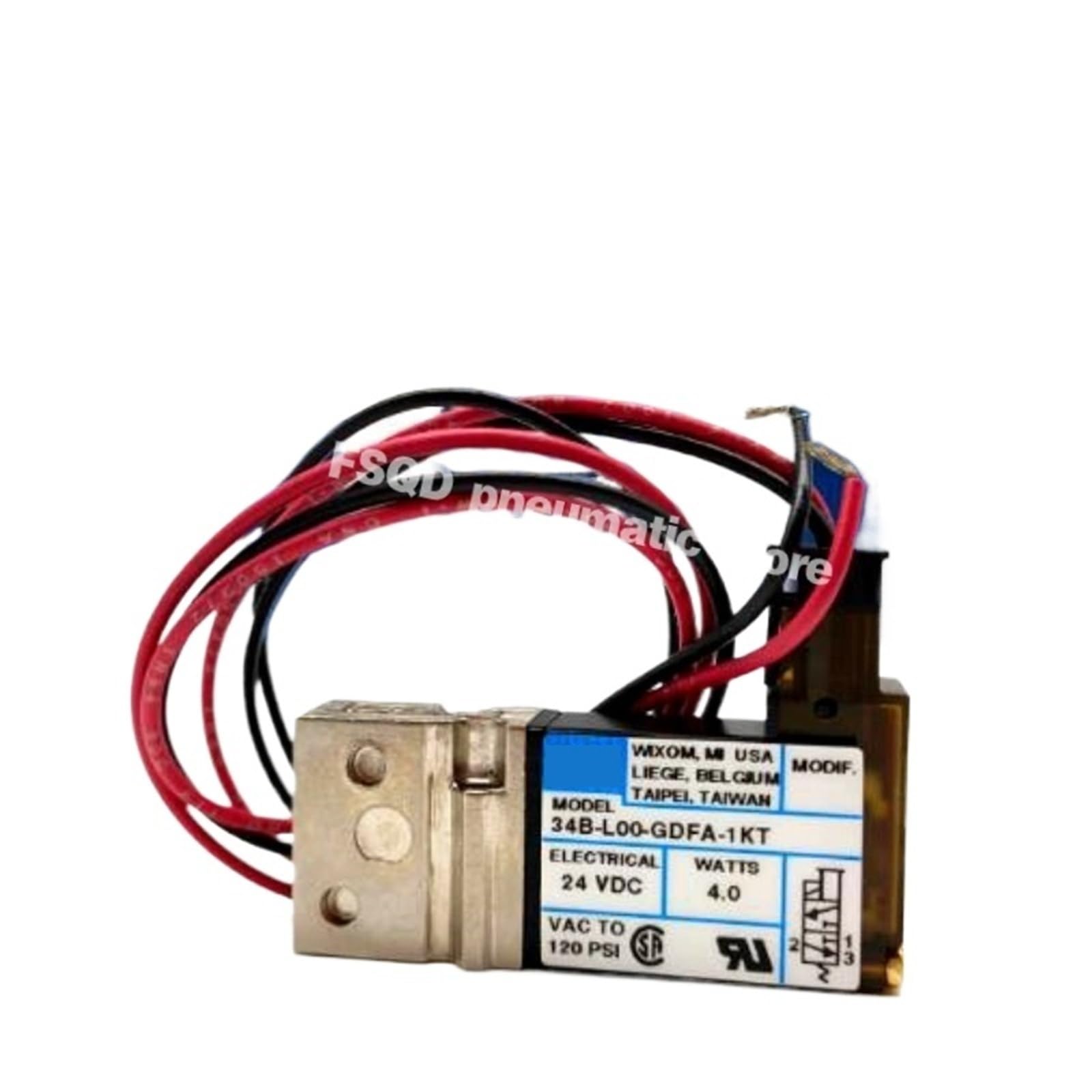 Électrovanne MAC 34B-AAA-GDFE-1KA valve pneumatique 3-voies