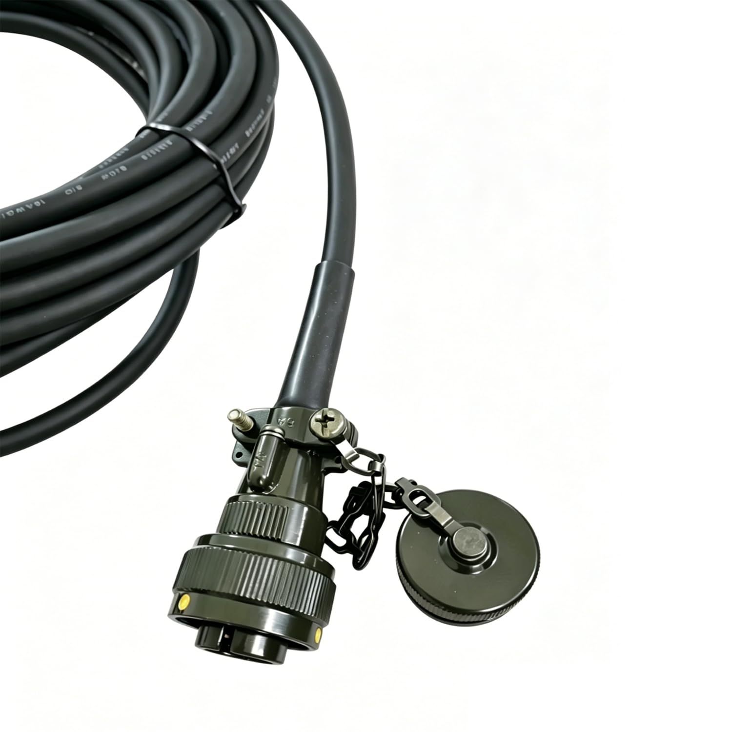 WARN 85394 ręczny pilot do wciągarki linowej, przewodowy pilot zdalnego sterowania do wciągarki linowej DC, kabel 33" (10 m), do offroad, przyczepy kempingowej i warsztatu