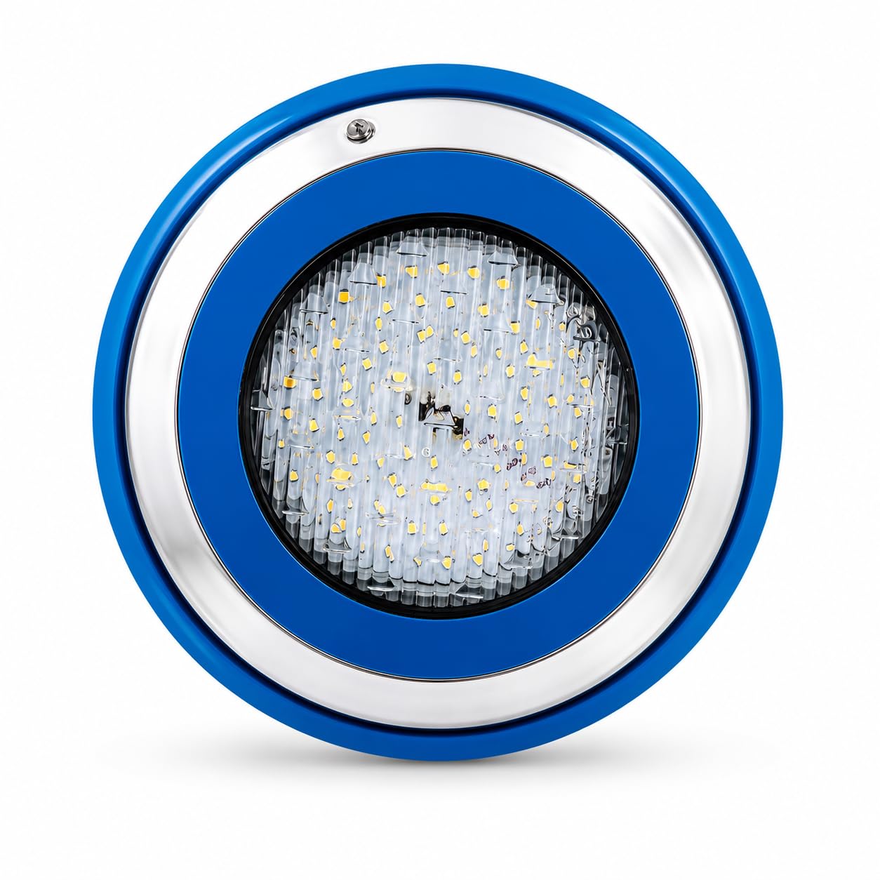 36 Watt LED Swimming Pool Light, Stainless Steel Blue Rim, IP68 Waterproof Underwater Pool Light, 9 Inch Wall Mounted Light for Swimming Pools, Fountains, Ponds & Waterfalls (Warm White)-image-46
