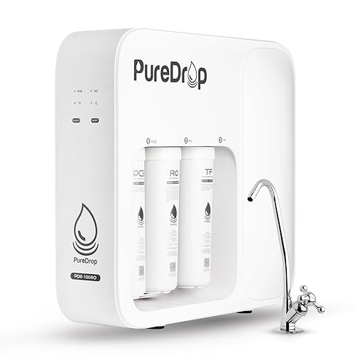 Miniatura 10 de Puredrop RTW5AK Sistema de filtración de agua alcalina de ósmosis inversa sistema de filtro de agua RO de remineralización alcalina pH  debajo del