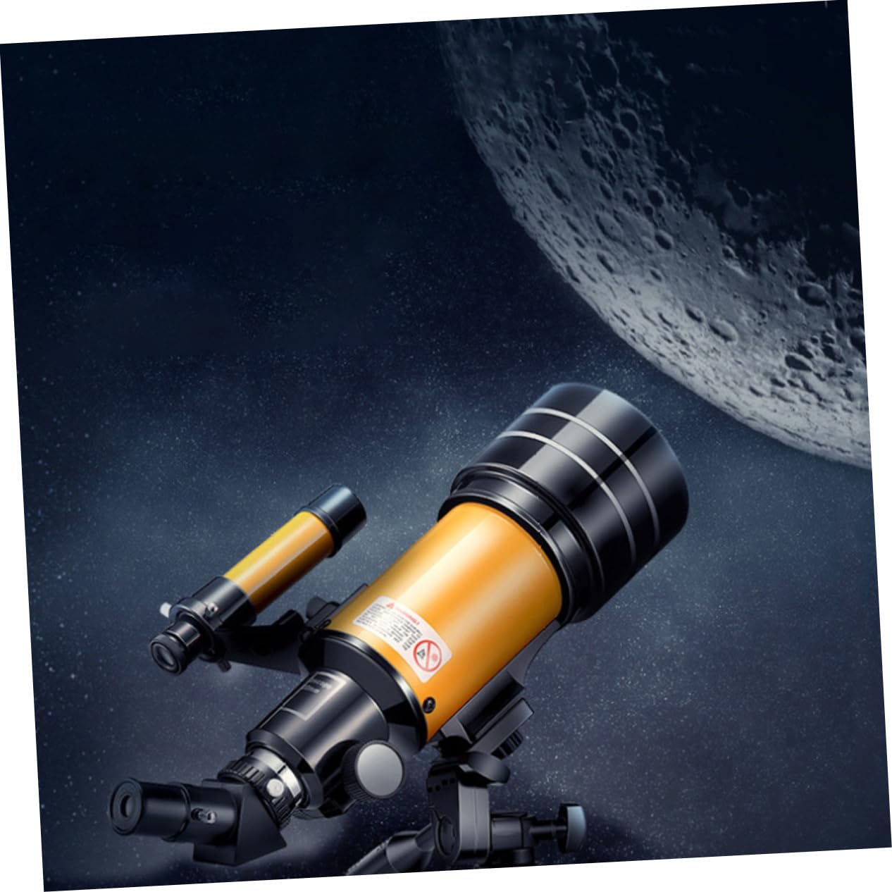 NUOBESTY 1 Pezzo Telescopio Astronomico con Treppiede Regolabile Visibilità Notturna per Osservazioni Spaziali e Pianeti Accessori