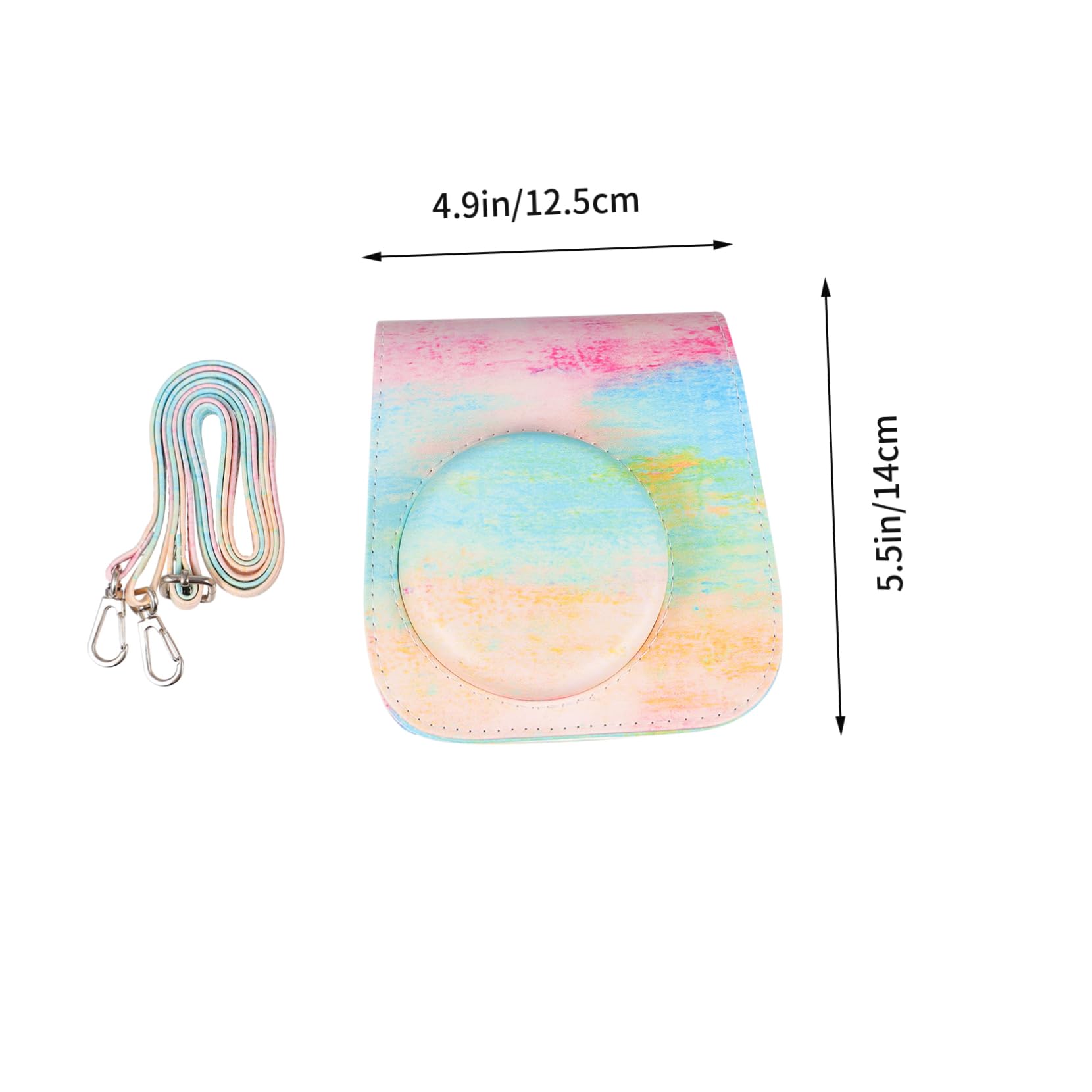 Angoily Portable Mini 11/9/8 Camera Case Instant Camera Pouch Pu Leather from Scratches