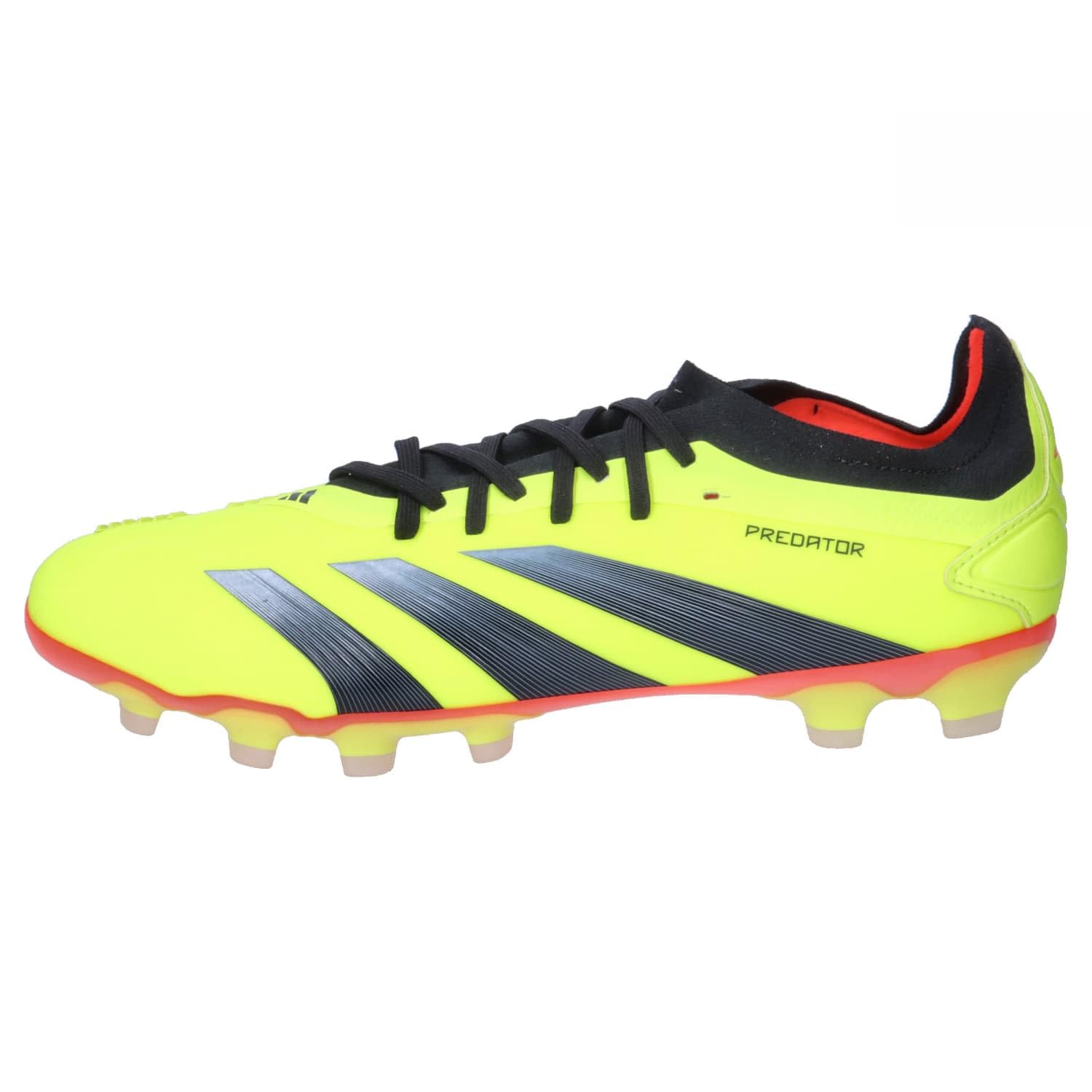 adidas MDK14 Predator 24 Pro Zapatos de Fútbol para HG/AG Y Césped Artificial Equipo Amarillo Solar/Núcleo Black/Solar Rojo (IG7732) 28.5CM, Equipo Solar Amarillo Núcleo Negro Ig7732, 44 2/3 EU