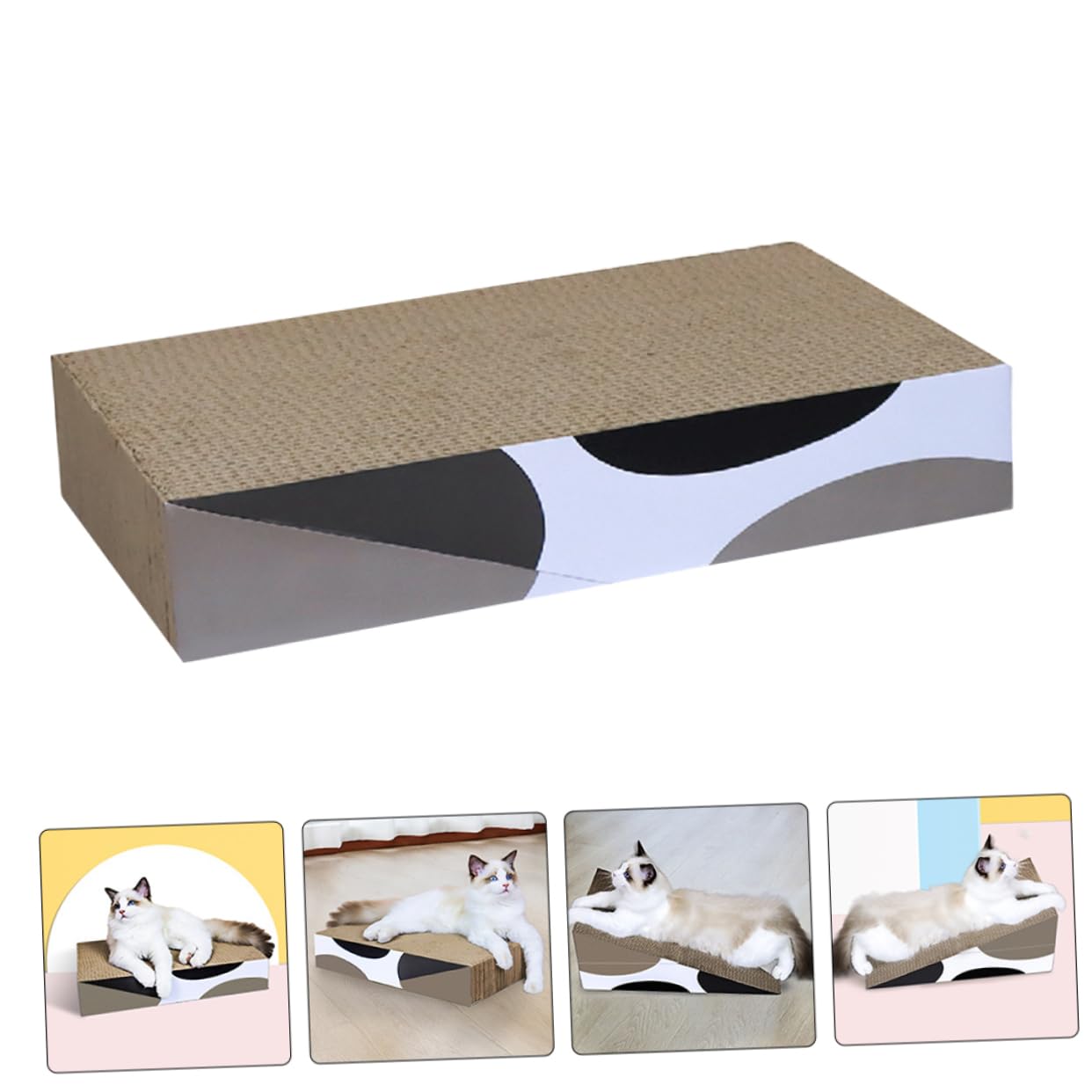 INOOMP Rascador De Cartón Almohadilla para Rascar Tablero para Gatos De Interior para Gatos y Gatitos