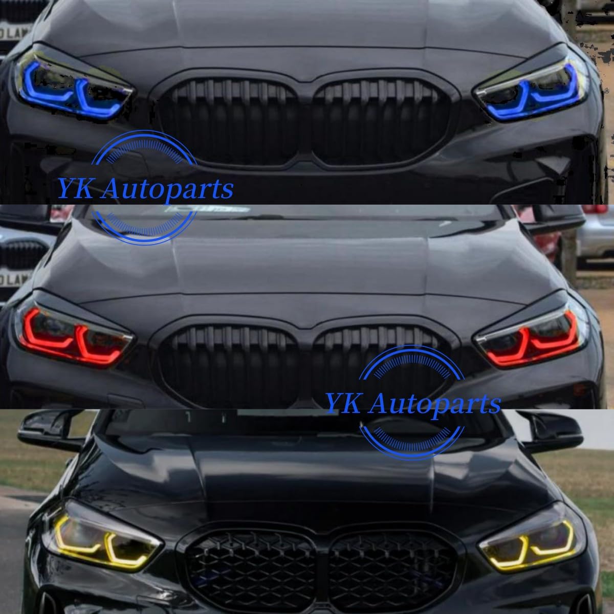 Amazon.com: Generic 4Pcs DRL Angel Eyes LED Boards Set Fit