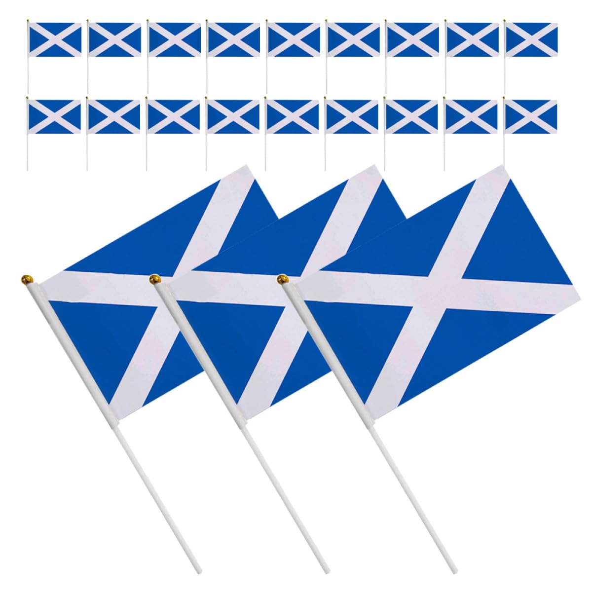 Bandera nacional escocesa ondeante para decoración de fiestas