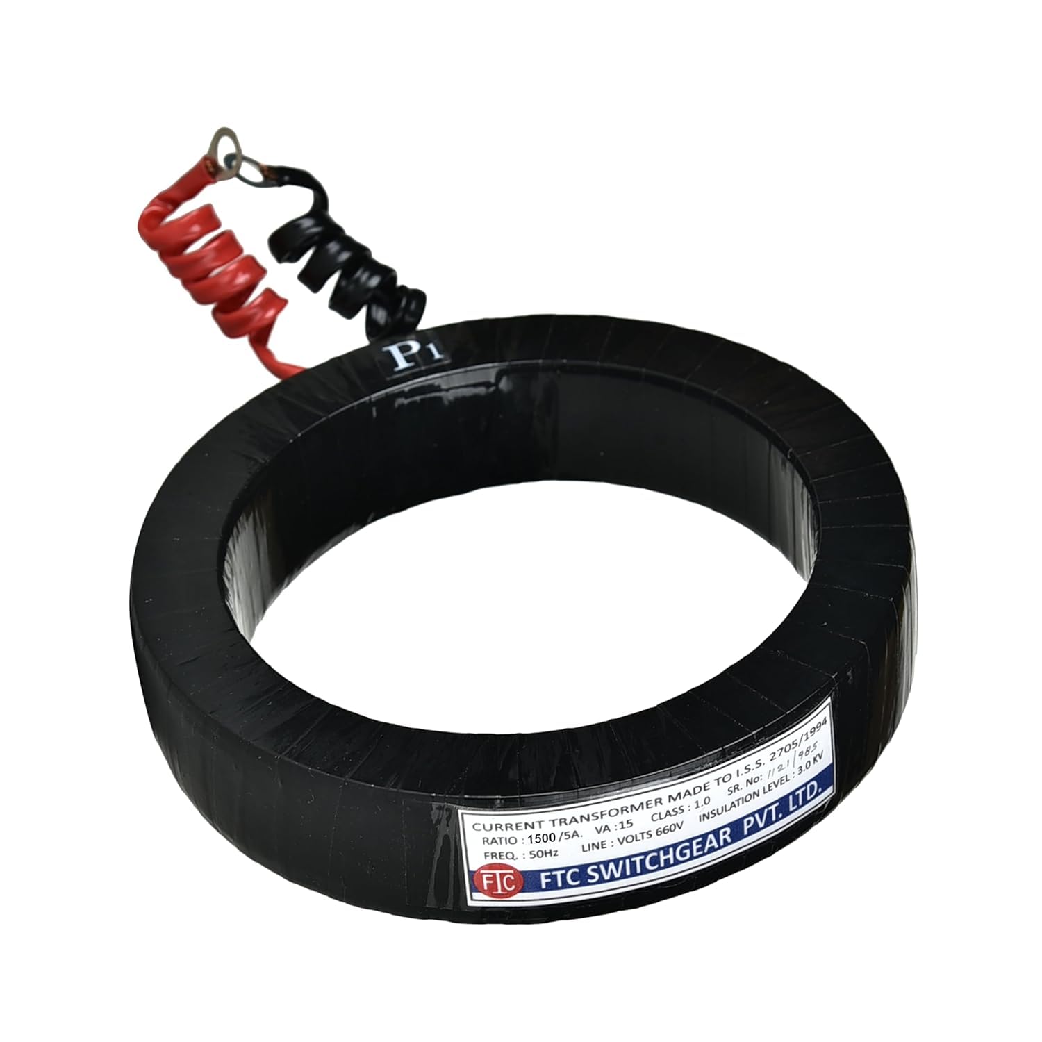 FTC - Current Transformer 1500/5A - C.T. 1500Amp, 15VA - (Pack Of 3PC)-image-39