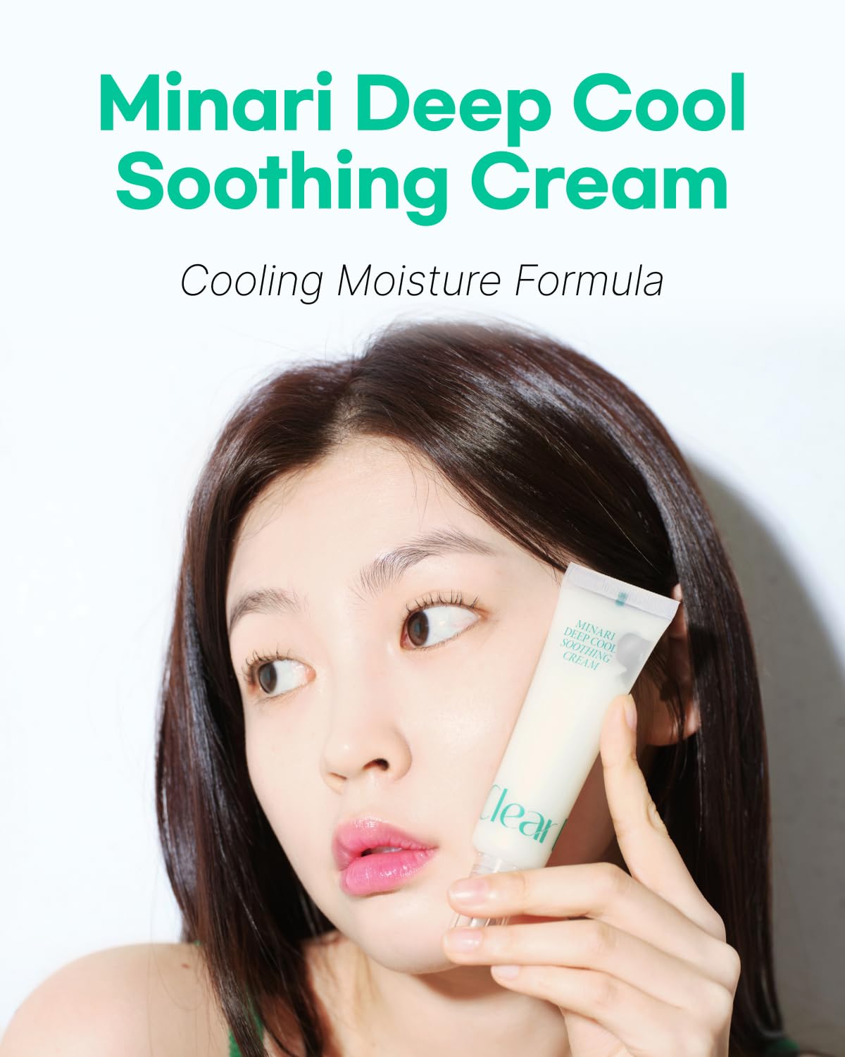 Minari Cool Soothing Cream for face – K-Beauty Hydrating & Moisturizer with Korean Water Parsley, 30ml/1.01oz - Image 2