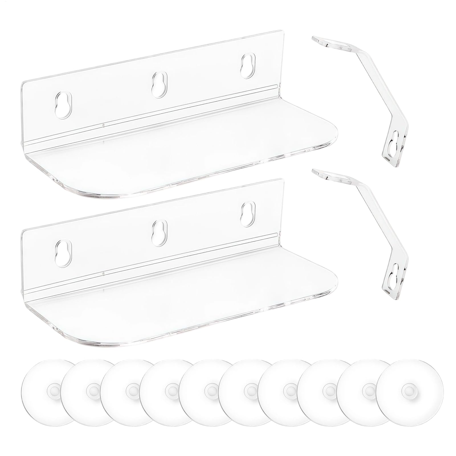 Étagère murale pour fenêtre sans perçage support ventouse amovible robuste