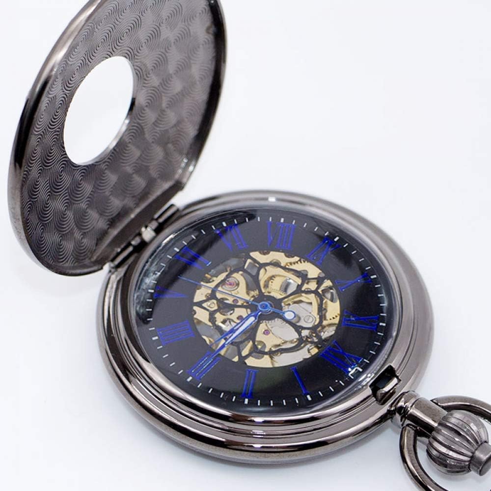 Retro Hand Wind Mechanical Pocket Watch Watch Chain Necklace Pendant Gift Men Pocket Watch Gifts for Family