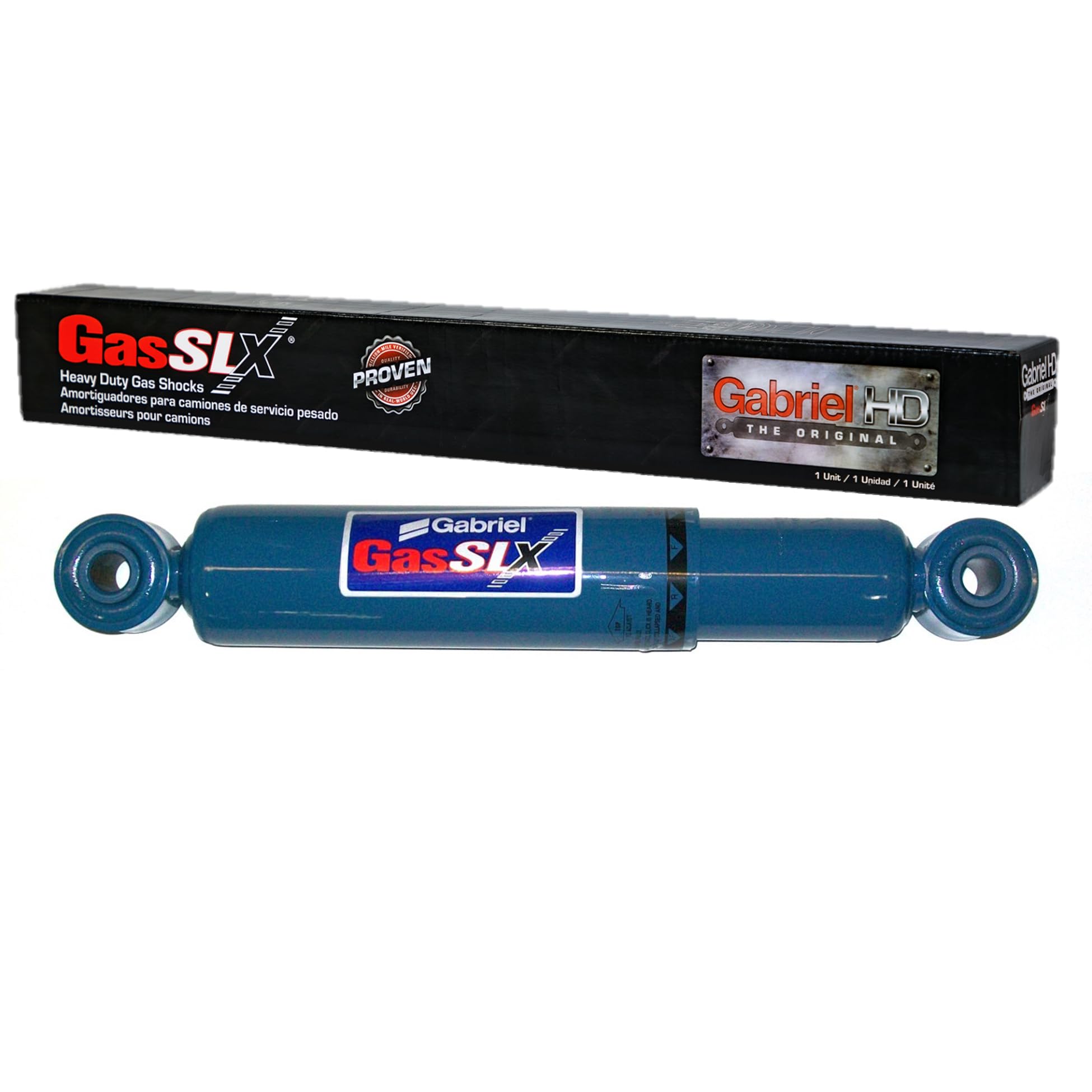 Gabriel 89449 GasSLX Adjustable HD Front Shocks Fits Freightliner Columbia; Freightliner Jayco Seneca Sterling Entegra &amp; Thor Motor Coach Western Star; OEM# 1013634000