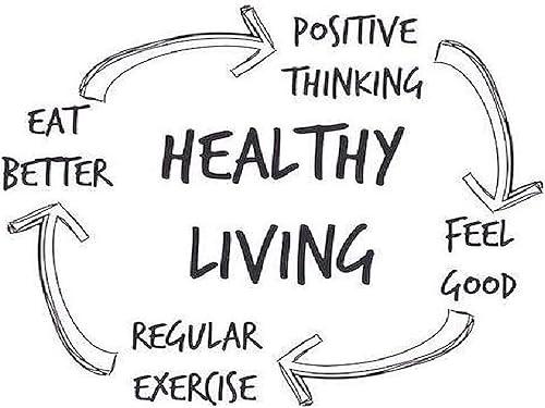 Miniatura 2 de CafePress Healthy Living Mugs Taza de café de cerámica, taza de té de 11 oz