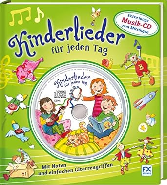 Kinderlieder Mit Gitarrengriffen - Über 100 Lieder Im Ringeinband Inkl. Plektrum