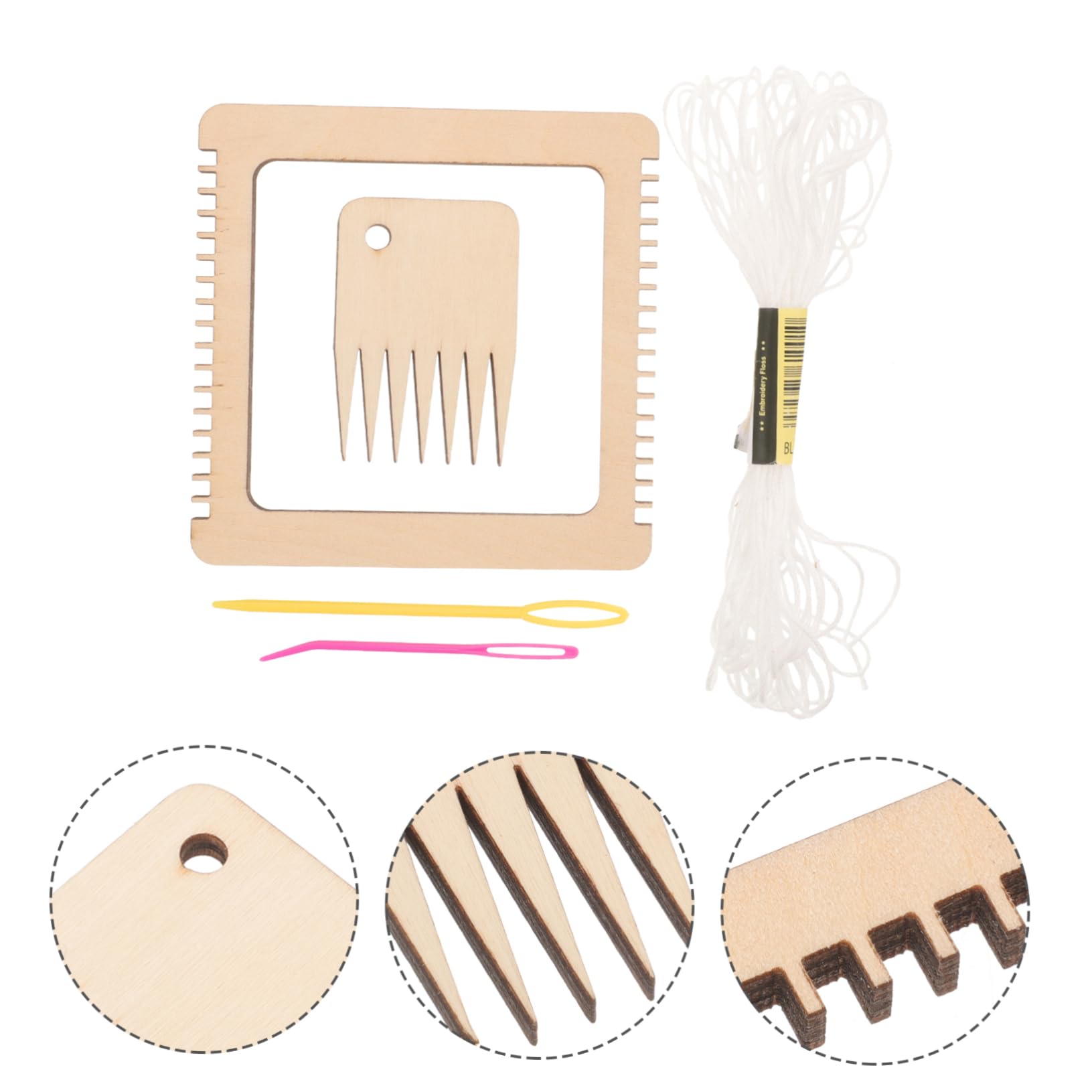 Amazon | CIMAXIC 木製 手芸織りキット Diy ミニ織りボード