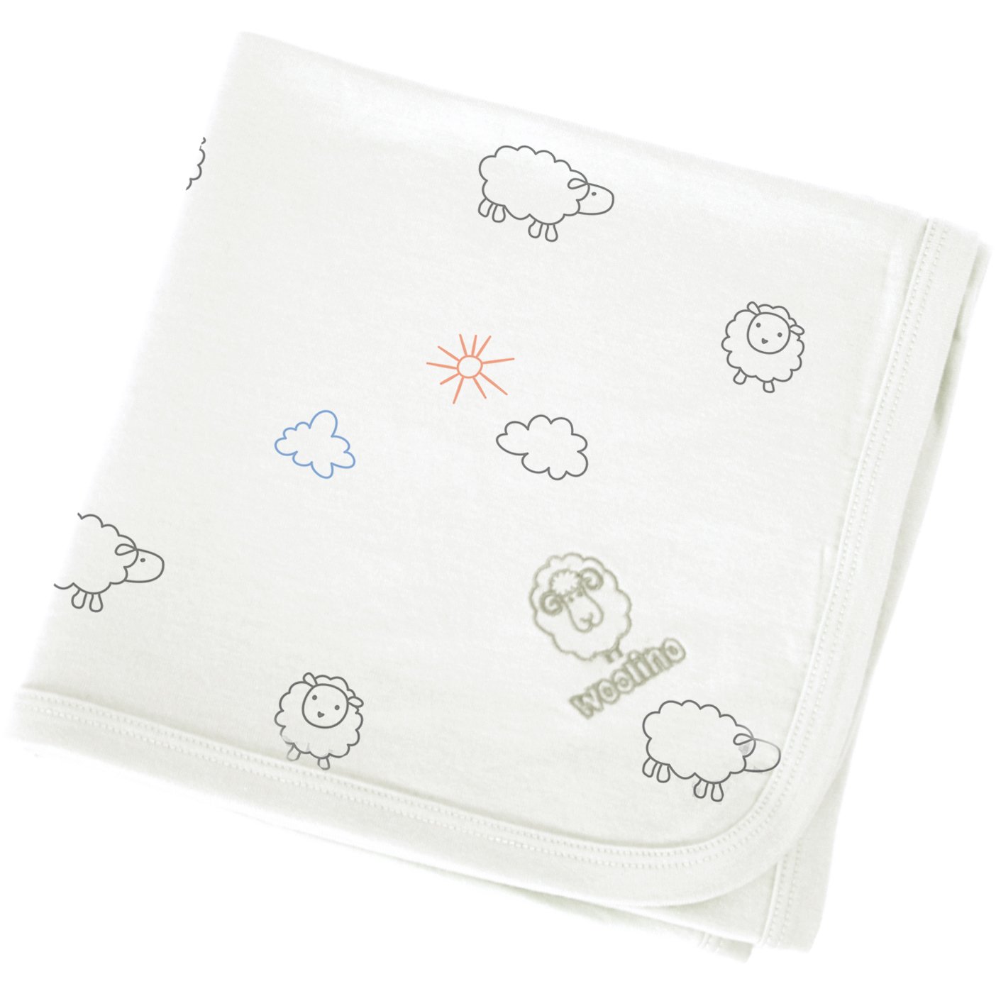 sheep swaddle blanket