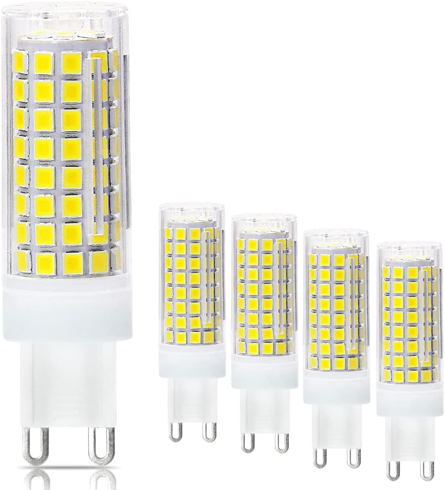 G9 LED Light Bulbs，8W，75W 100W replacement halogen bulbs equivalent