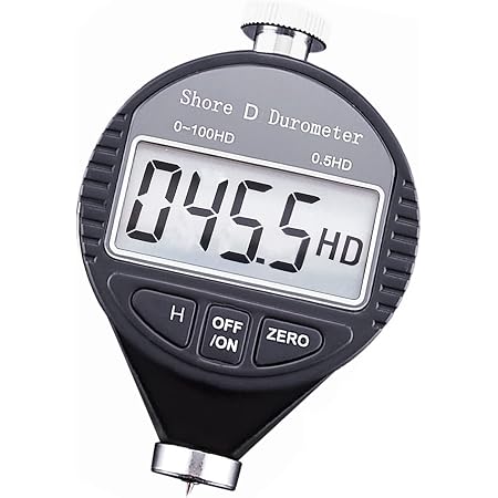 Akozon Duromètre Shore Type A 0-100 Pour Caoutchouc, Plastique Souple, Cuir - Testeur De Dureté Précis Et Portable