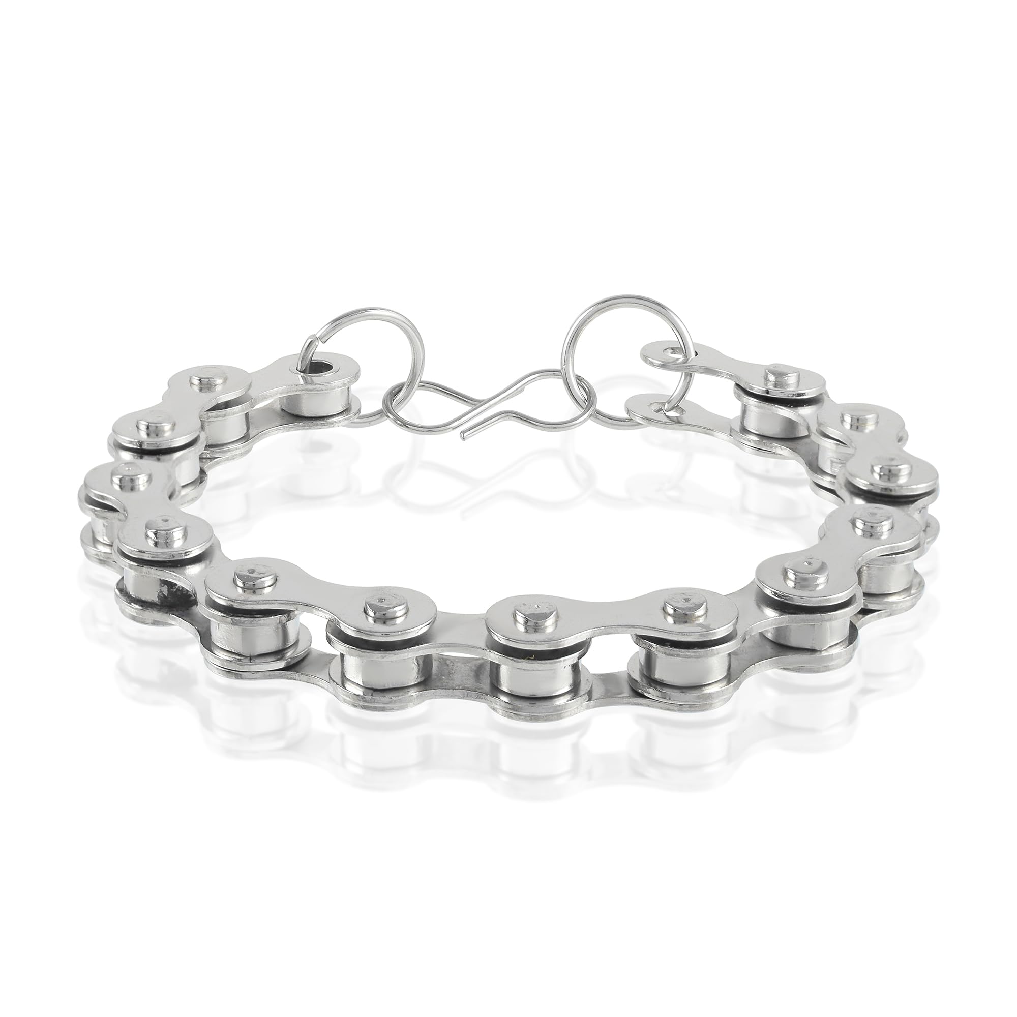 Memoir Titanium Steel MotorCycle bikers chain linked Macho bracelet for Men (B00YS00AIA) Amazon Price History, Amazon Price Tracker