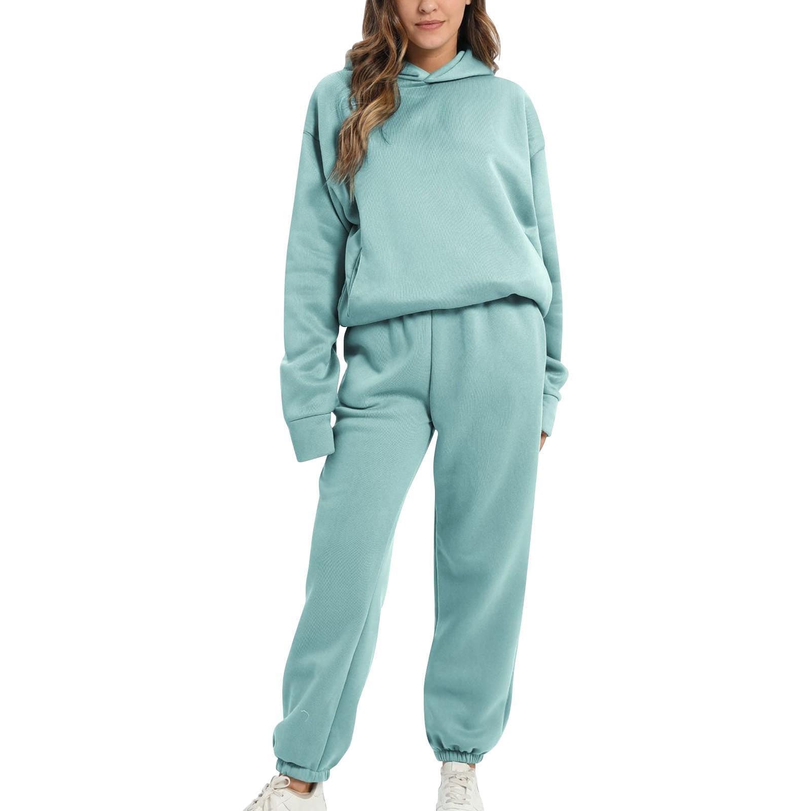 Conjunto de sudadera con capucha y pantalones de mujer: comodidad total para el día a día 6