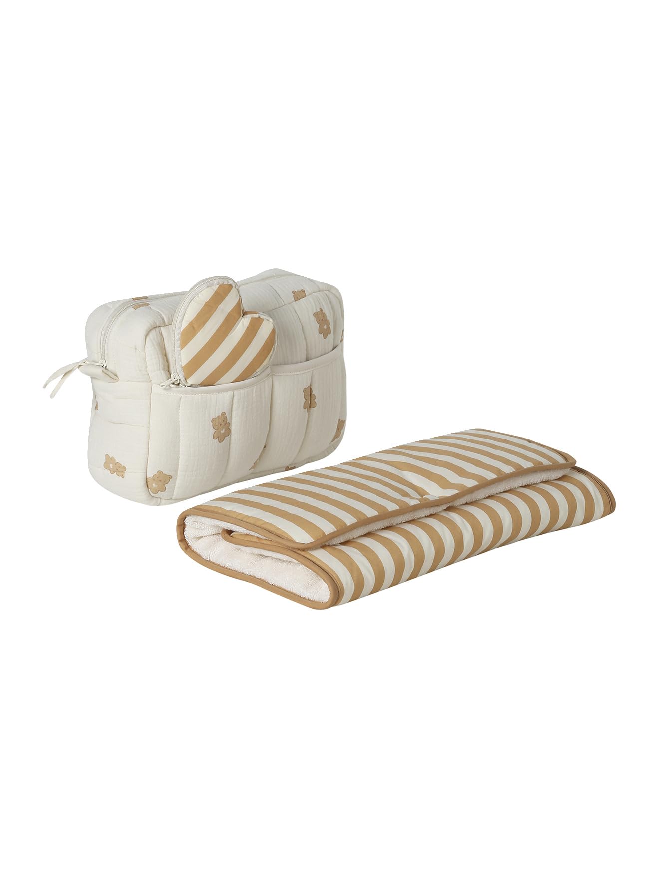 VERTBAUDET Sac 24 h Mama Teddy Teddy TU