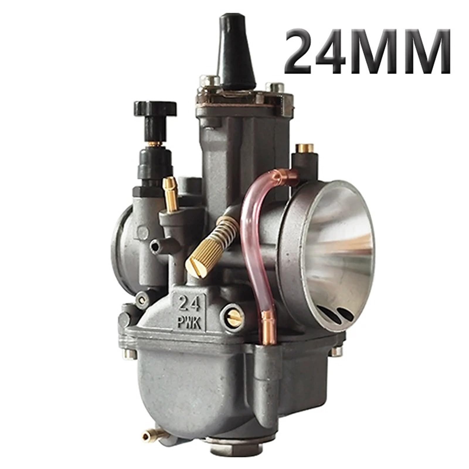 Carburateurs moto Carburateur Avec Gicleur Puissance Pour Moteur PWK 24-34 Mm 2/4 Temps 50-300 Cm3 Pour Quad Moto Tout-terrain Moto(26mm)