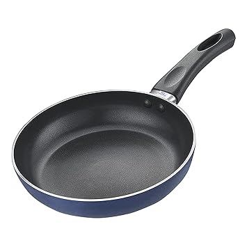 Heart Home Nonstick Pan|Aluminium Frying Pan|Nonstick Tawa|Egg Pan|Granite Coating Omelet Pan for Kitchen (Blue)
