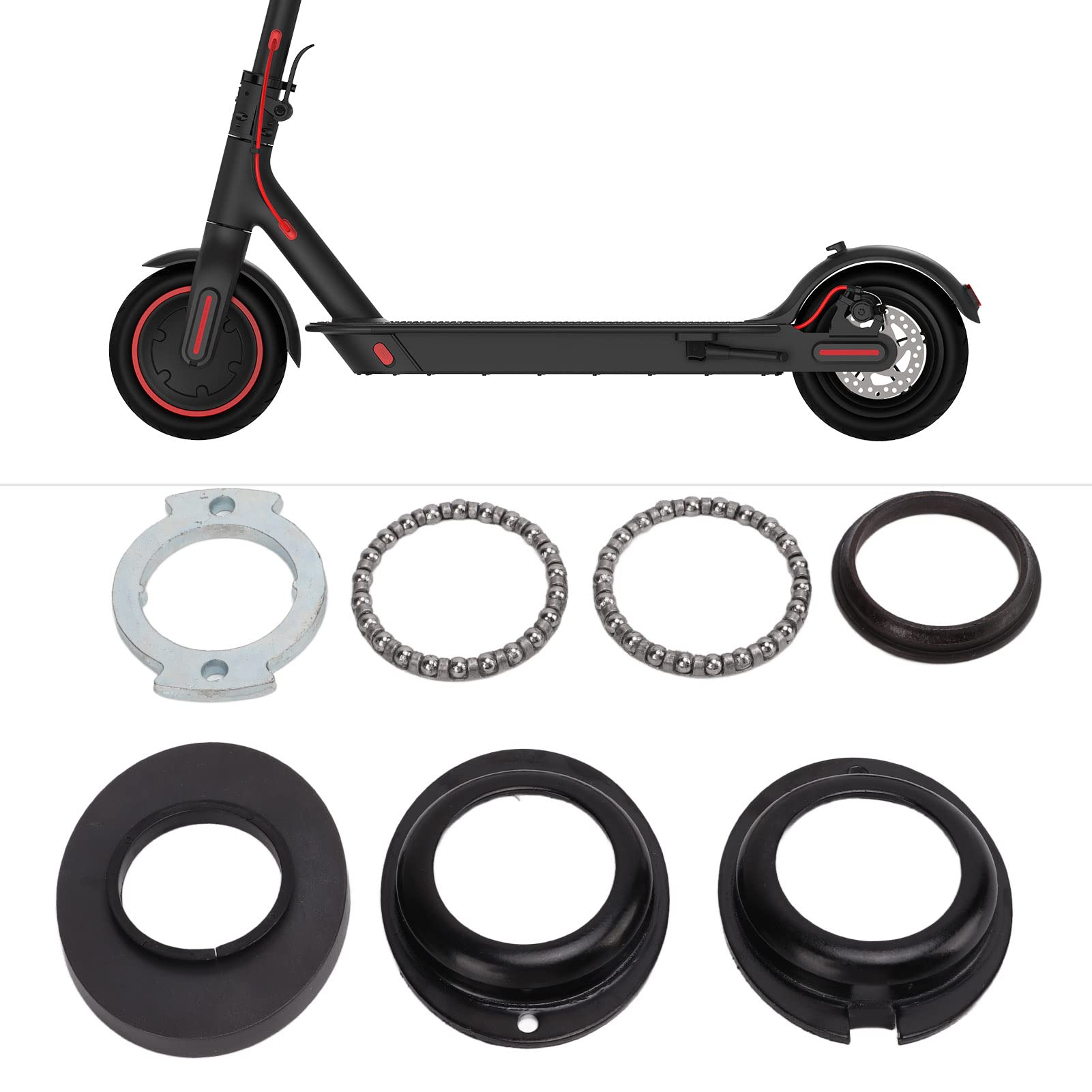 BuyWeek Rodamiento de Bolas de Dirección Cuenco de Rodamiento de Auriculares para Xiaomi M365/PRO/PRO2 de Acero de Scooter Eléctrico