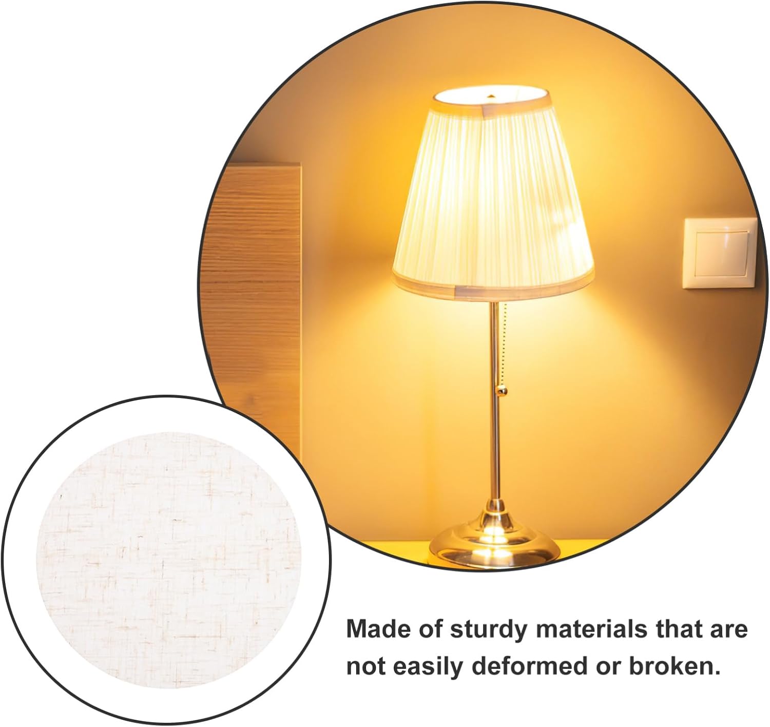 DECHOUS 2pcs Dazzling Fabric Lampshade Diffuser for Ceiling Pendant Light Antiglare Design for Comfortable Lighting Versatile and Stylish Home Decor
