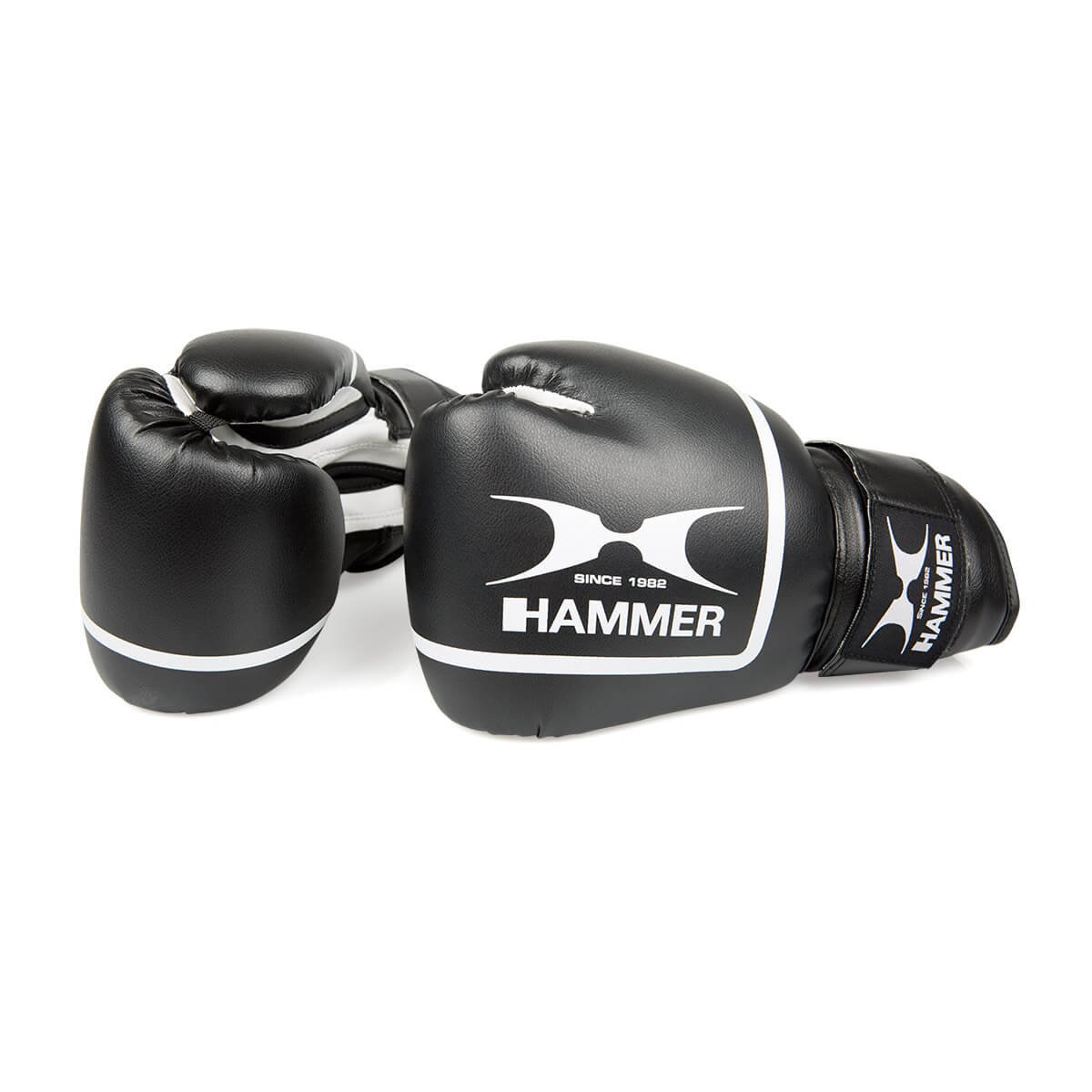 HAMMER Boxhandschuhe Fit II, schwarz, 12 oz, 95612