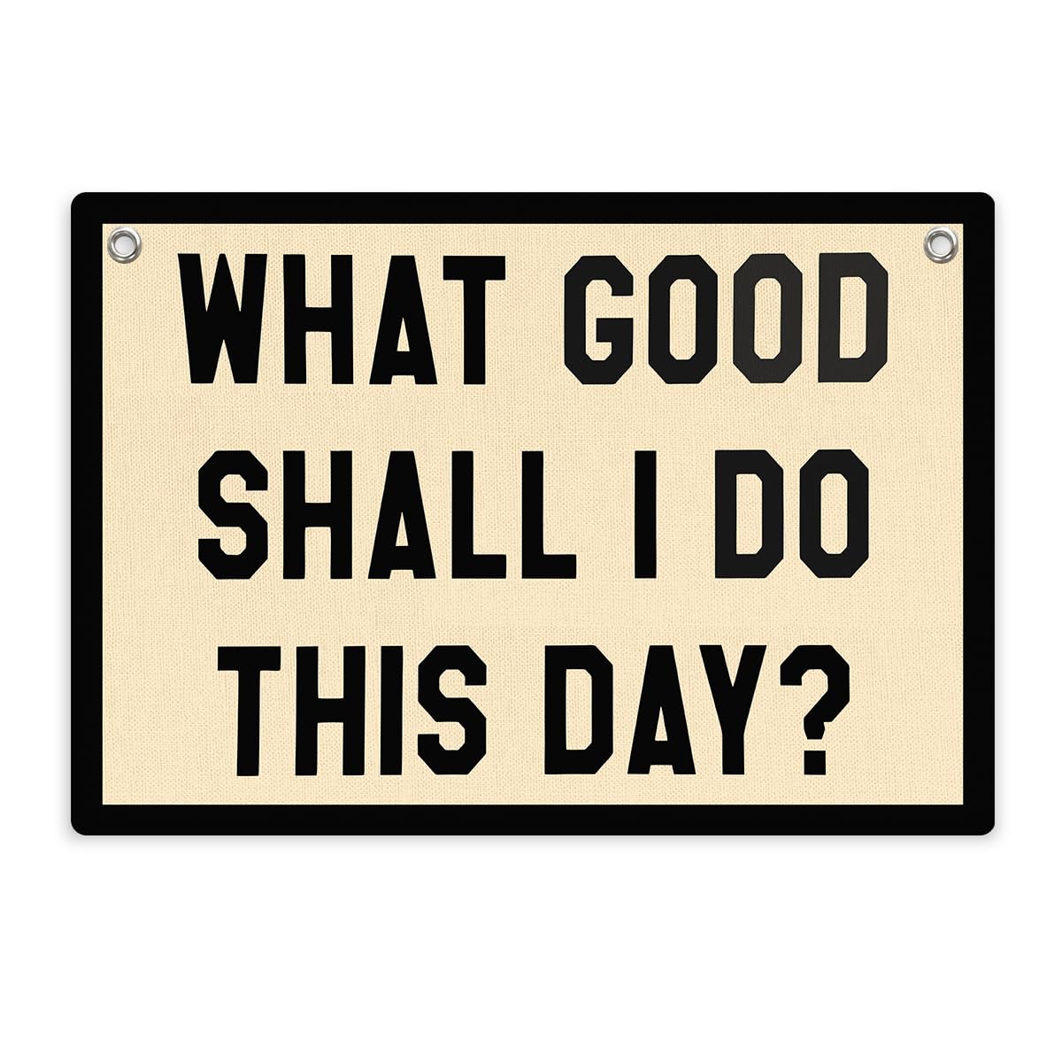 These Are The Good Old Days Sign Inspirational Banner Trendy Retro Nostalgic Wall Hanging, Wall Decor Banner Flag, Wall Flag Living Room Office Decor, Banner for Room, Housewarming Gifts