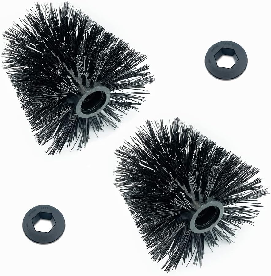 Bristle Brush Replacement Kit for RBA2100 21 Rubber Broom Attachment | RBA2100 Rubber Broom to BBA2100 Bristle Brush Conversion Kit