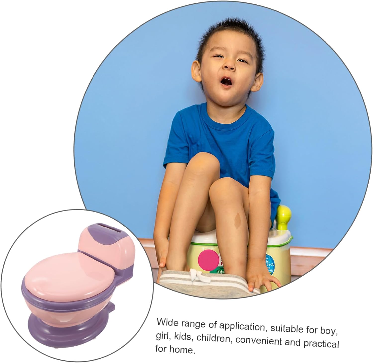 Portable Realistic Potty Training Toilet for Toddlers Soft for Boys and Girls Lightweight and Easy to Use for Home and Travel Safe and Comfortable for Boy Girl