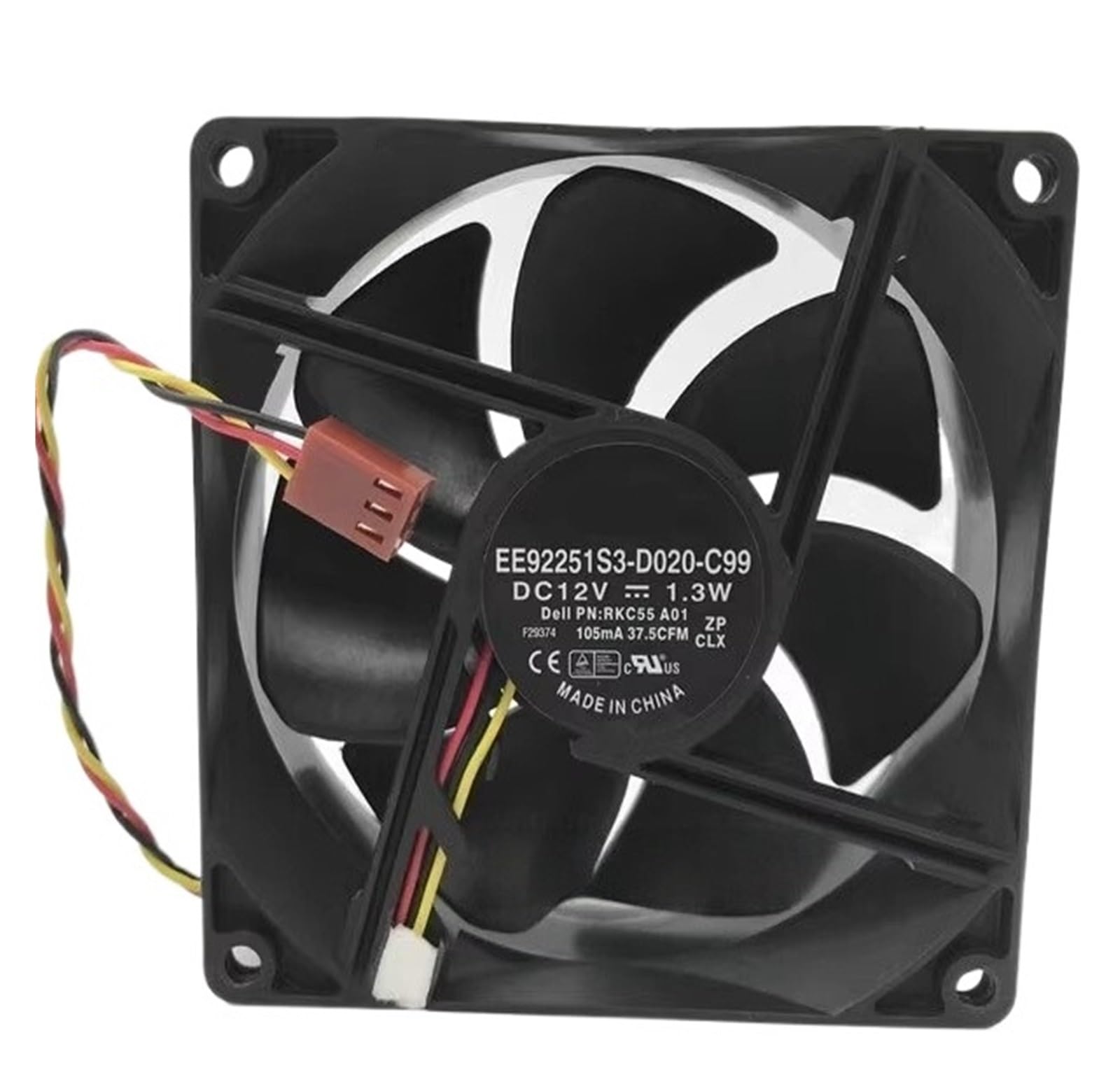 PEQYUACTE EE92251S3-D020-C99 9225 12V 1.3W 9CM Fan