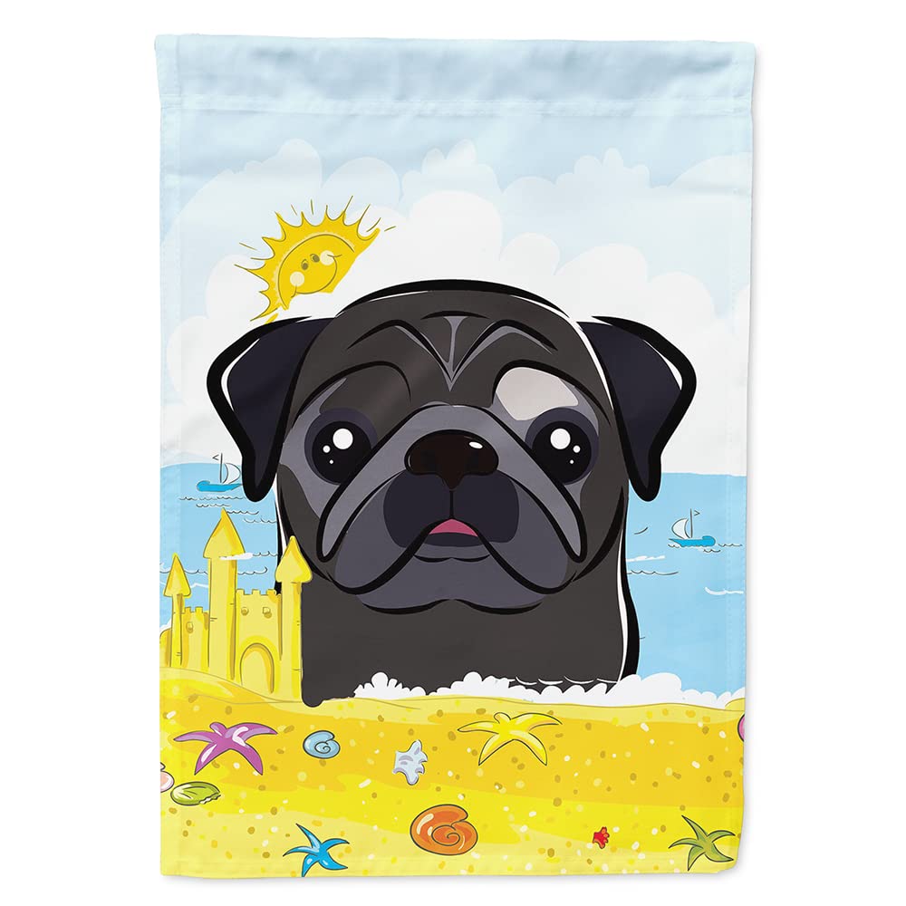 Drapeau carlin noir Caroline's Treasures BB2131CHF grand modèle
