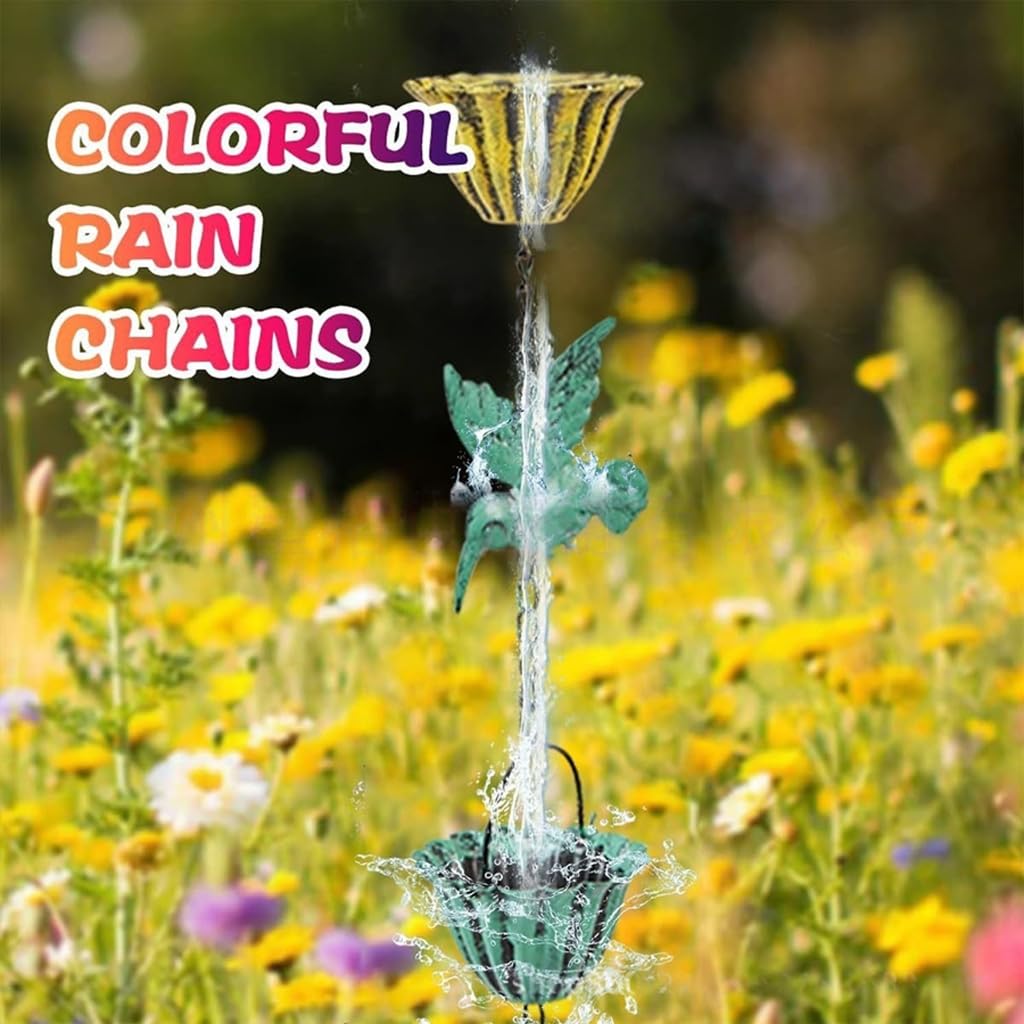 Campanelli a vento decorativi da giardino con colibrì per cortili esterni