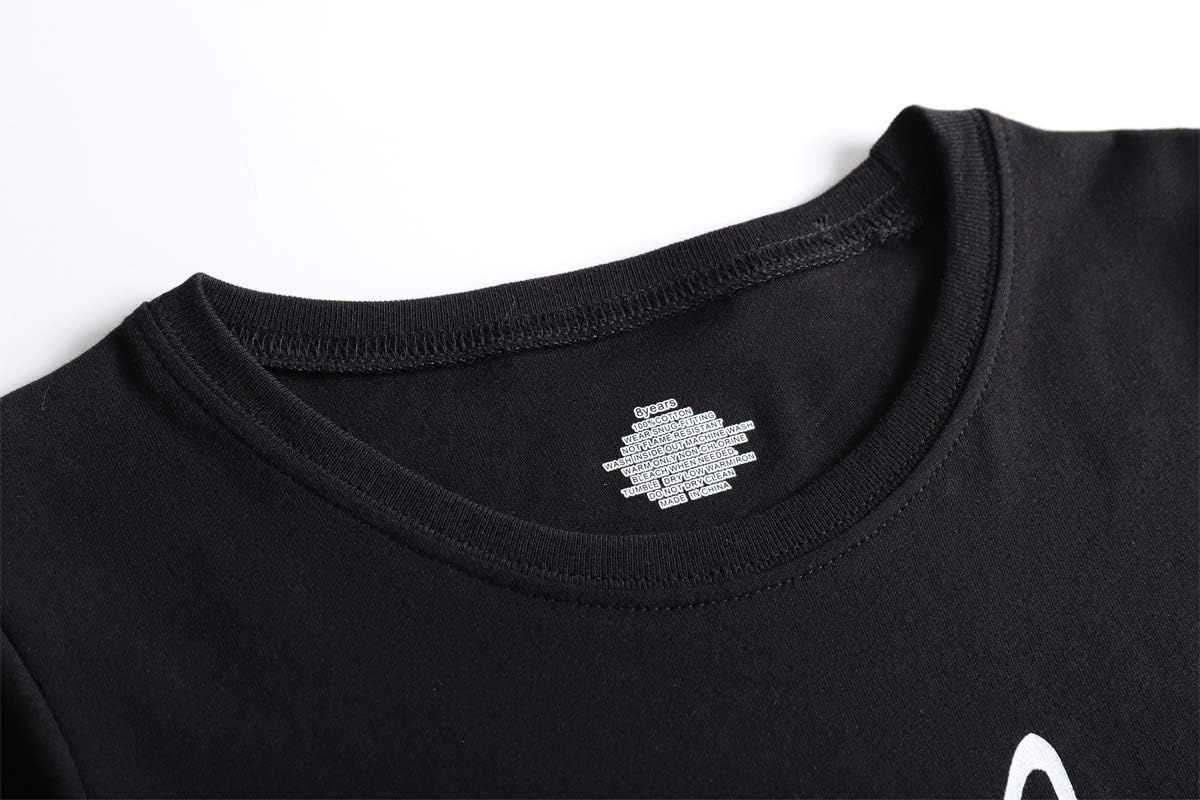 Vopmocld Big Girls Summer Short Sleeve Pajama Sets Cute Cat Patterns Sleepwear Nighty 100% Cotton - Image 5