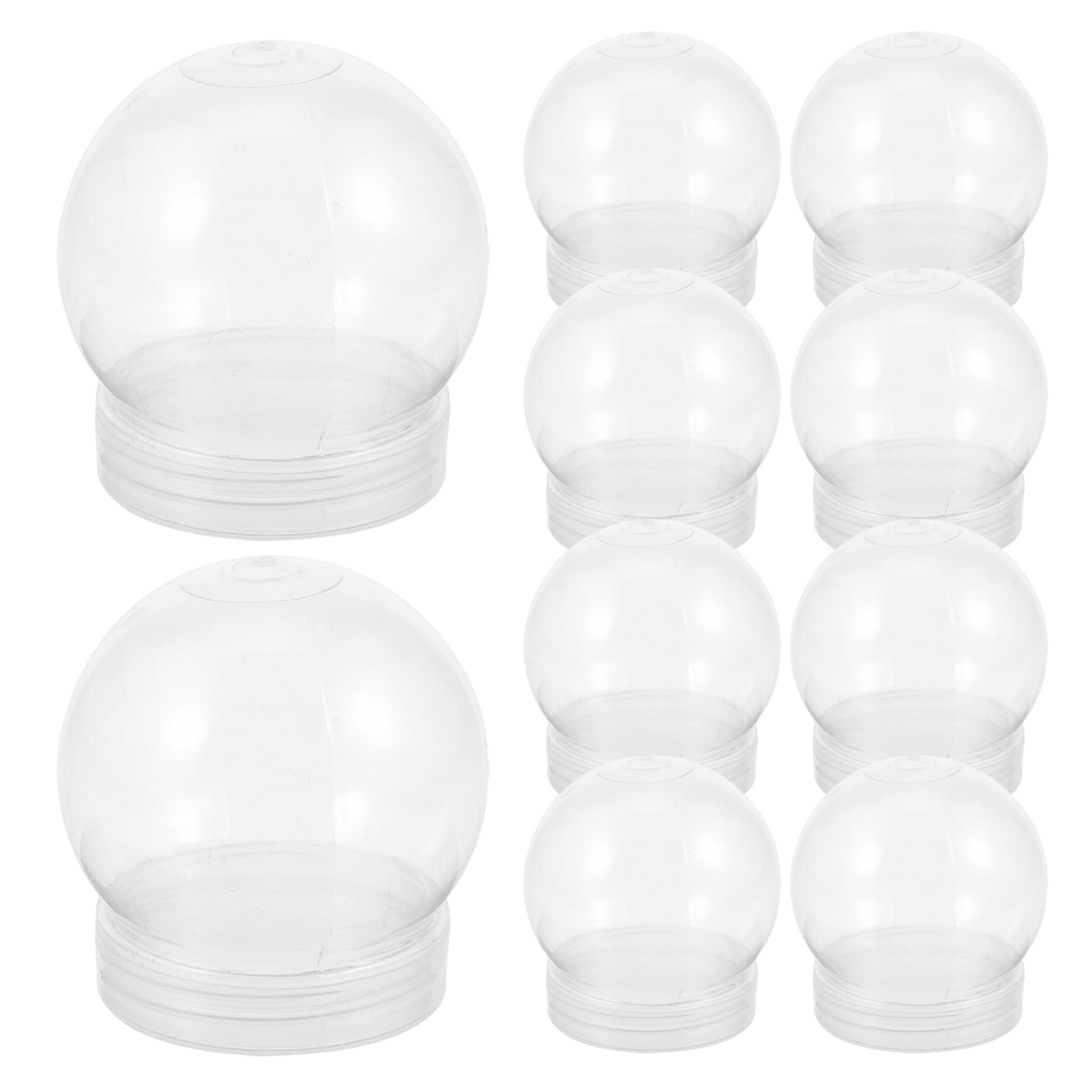 Globo de nieve DIY transparente para crear regalos personalizados y adornos navideños únicos