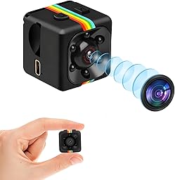 Pudet Luo Telecamera Spia Mini, Più Piccola 2,2 cm 1080P & 720P HD Mini Telecamera Spia Nascosta, Visione Notturna Alta Qualità Microcamera Spia con Rilevamento Movimento, Registrazione a Ciclo