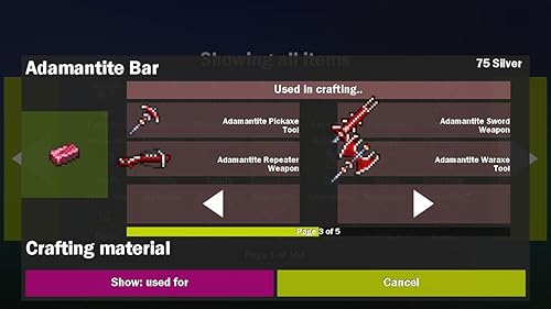 Craft tool for terraria