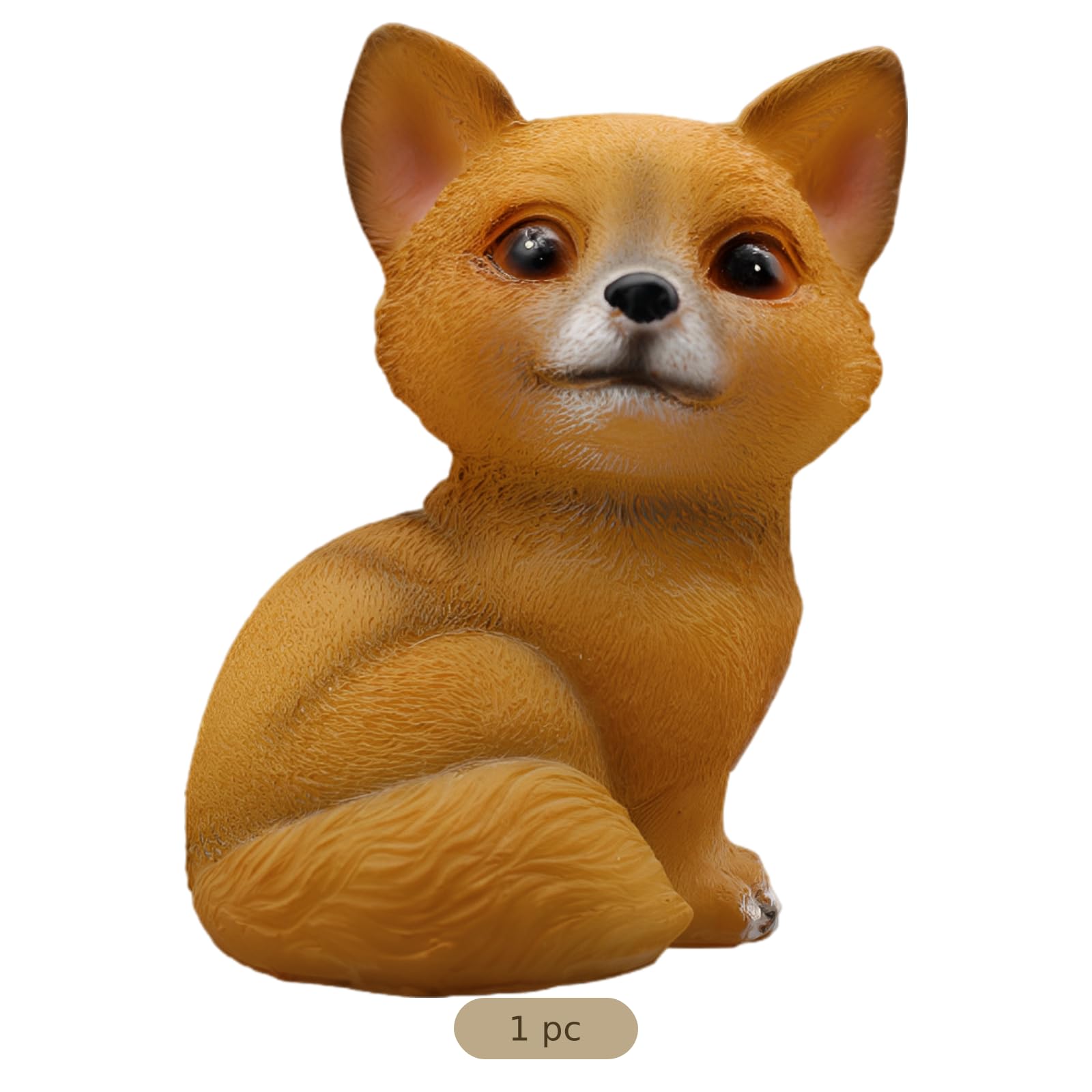 Statua solare a forma di cane, statuetta di cucciolo in resina da 13,7 cm, dipinta a mano, luce solare da giardino, simpatica lampada a forma di animale, decorazione per prato, regalo per gli
