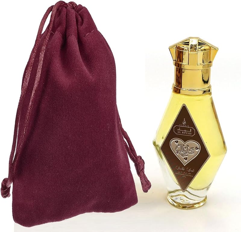 QALBI LAK 20 mL Pheromone Oil Roll On, Alcohol-Free Arabian Fragrances. AL RIYAD Perfumes Arabes. Women Essentials and Mini Travel Essentials