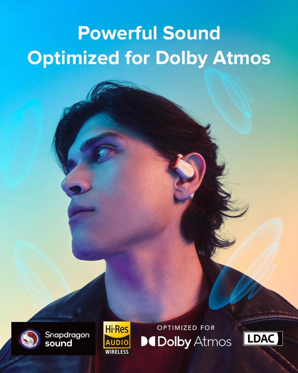 Cleer ARC 3 Gaming Earbuds - True Wireless Open Earphones - Dettaglio