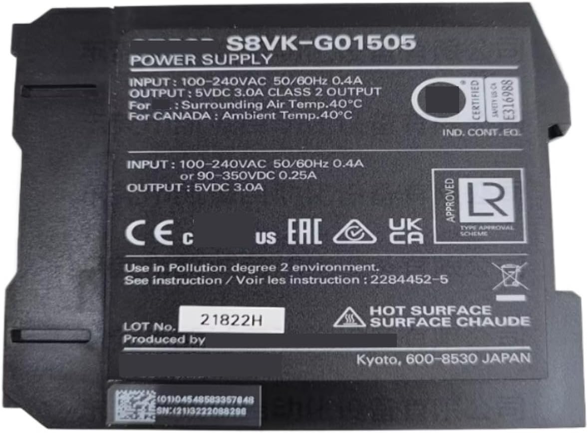 スイッチング電源、S8VK-G01505 15W DC5V、パワーモジュール、S8VKG01505