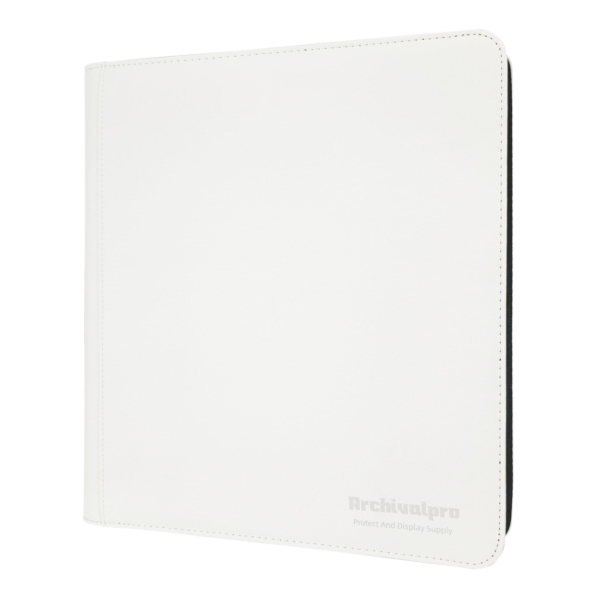 Archivalpro 12 Pockets Premium Card Binder 480 Cards Trading Card Binders Side Load Card Storage Display Album(12 Pocket 480 Card Slot,White)