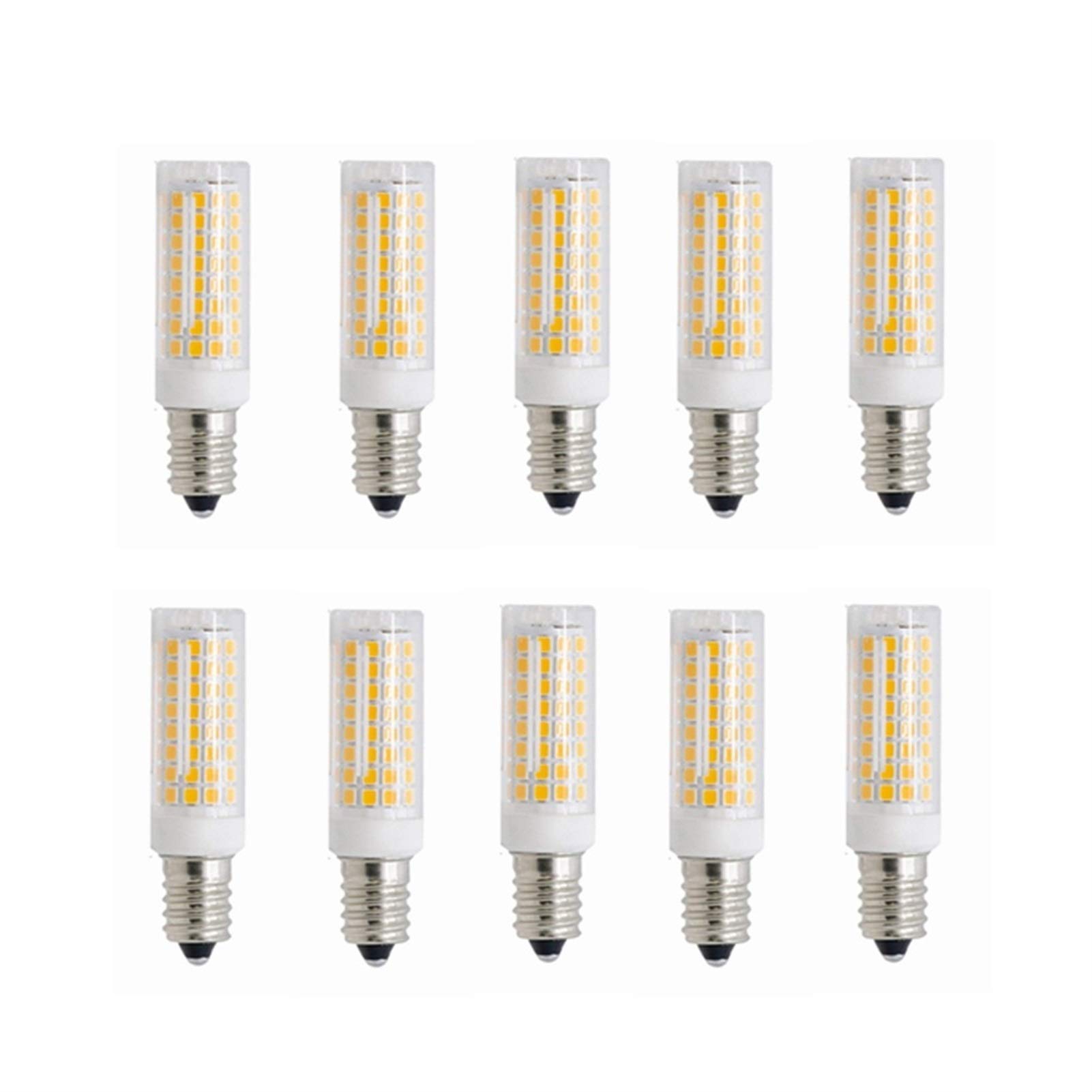 Antyx Cool White 5W Dimmable Led Bulbs, 50W Equivalent Candelabra Bulb, E12 Base Led Candle Bulb,3000K/6000K, 400-450Lm,Ac100-130V，10-Pack (Color : )