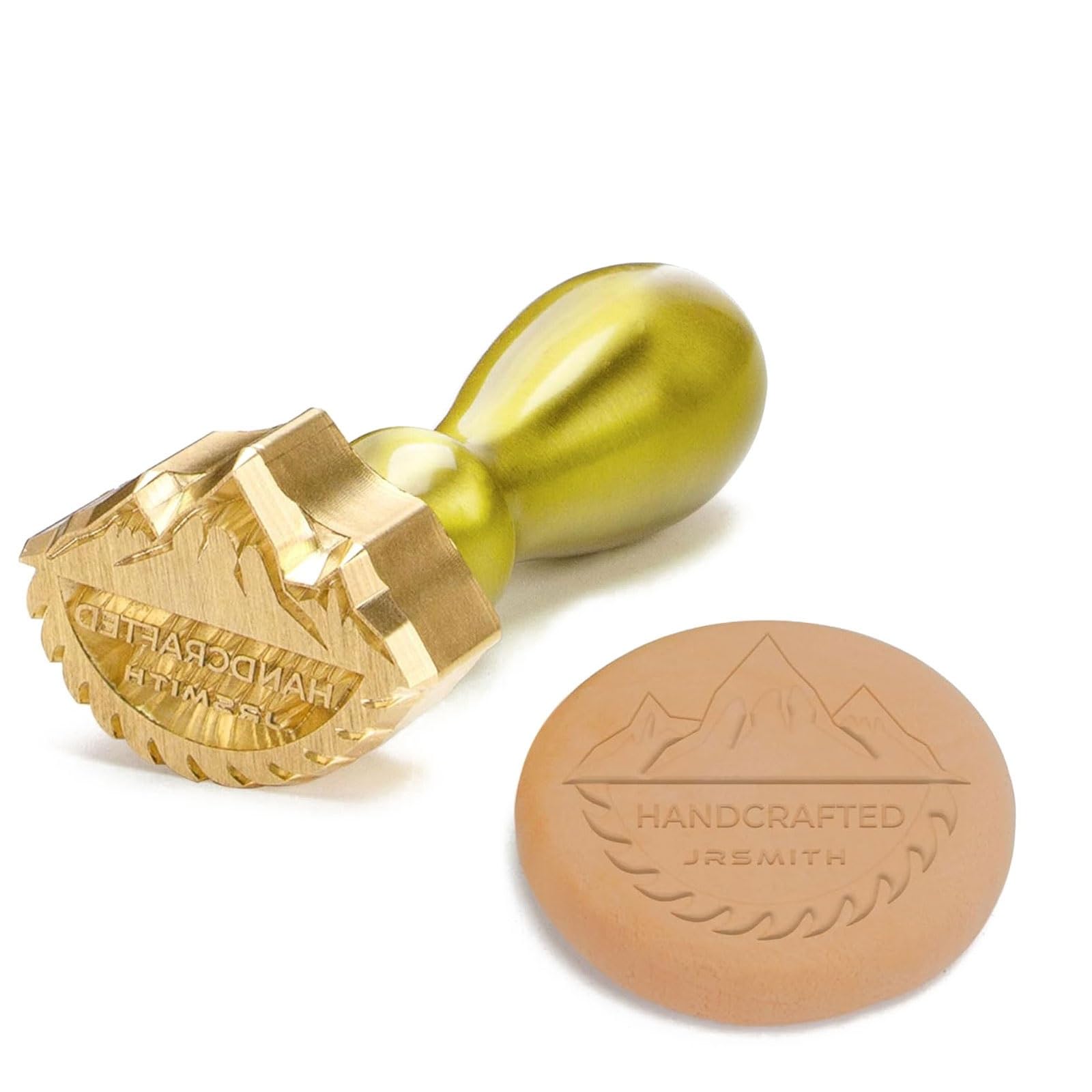 Timbri con lettere personalizzati, timbri personalizzati for sapone e ceramica con logo, timbri in argilla for la produzione di ceramiche Timbri con firma(4"x4")