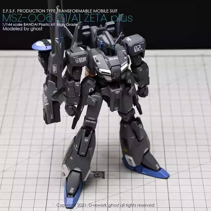 Amazon | ［HG 1：144］MSZ-006C1 ゼータプラス用 水転写式デカール