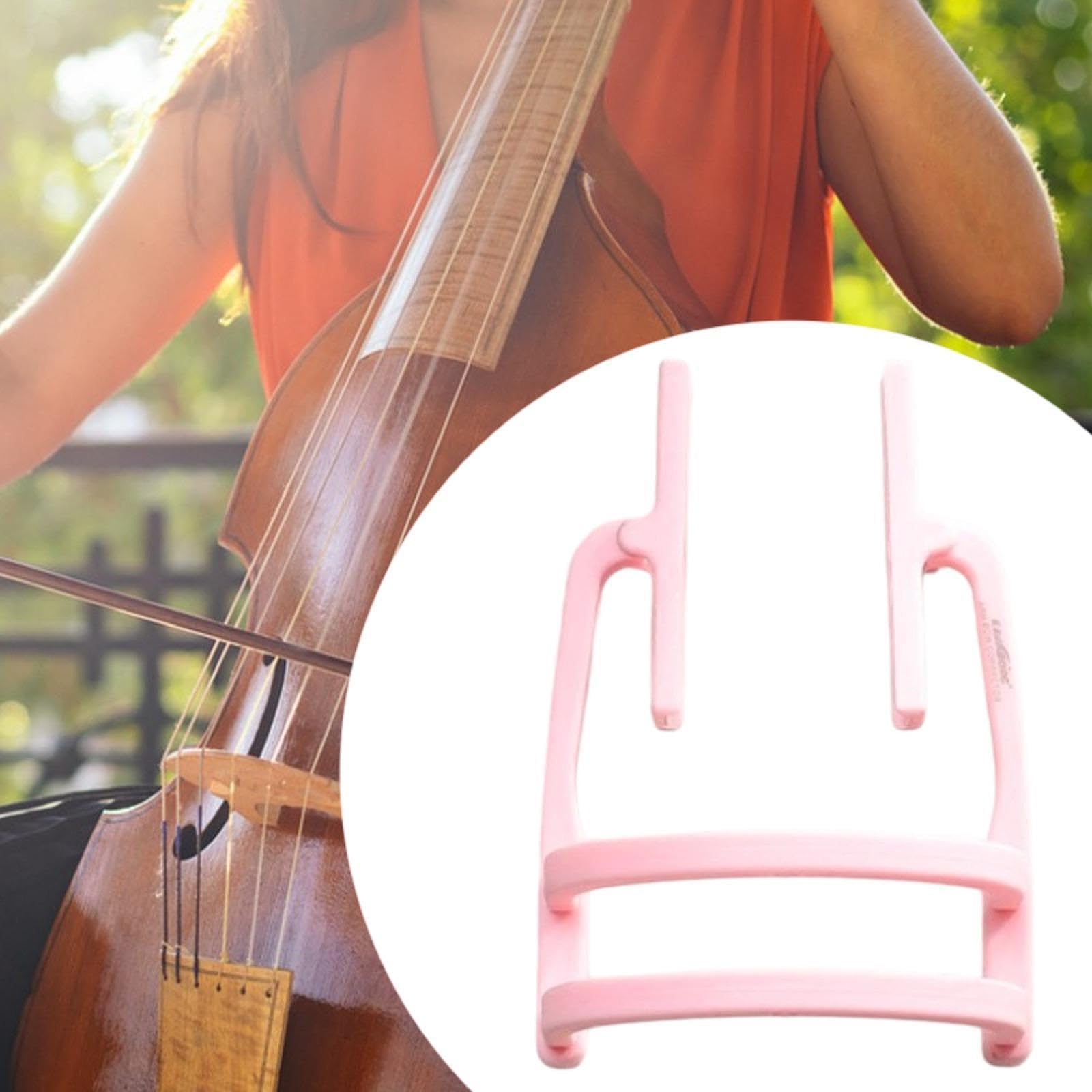 F Fityle Strumento di guida per raddrizzare l'arco del violoncello, collimatore, ausilio per l'apprendimento, raddrizzatore, regolatore dell'arco, Rosa